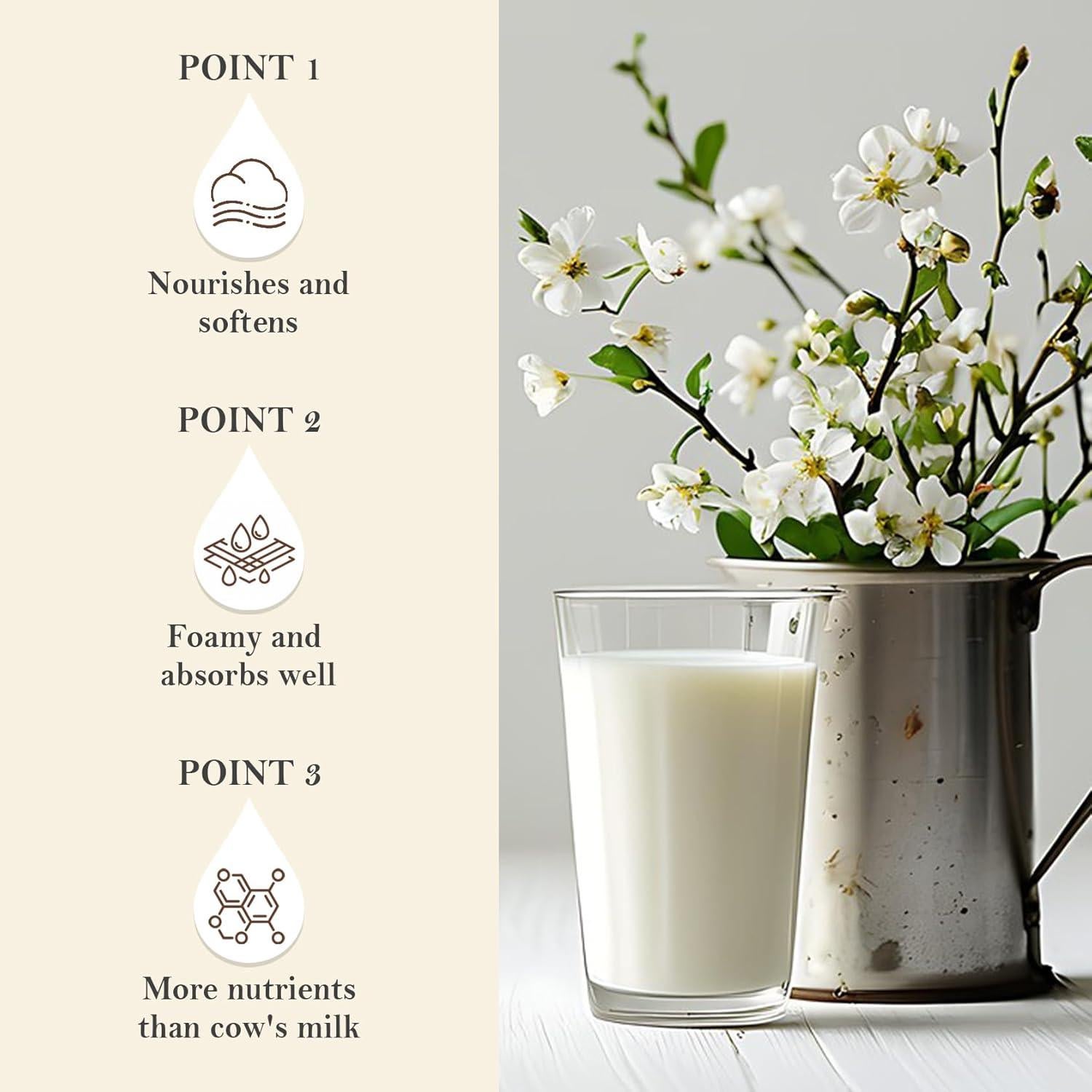 Gel de Ducha Hidratante Leche de Cabra DWDiWen 500ml