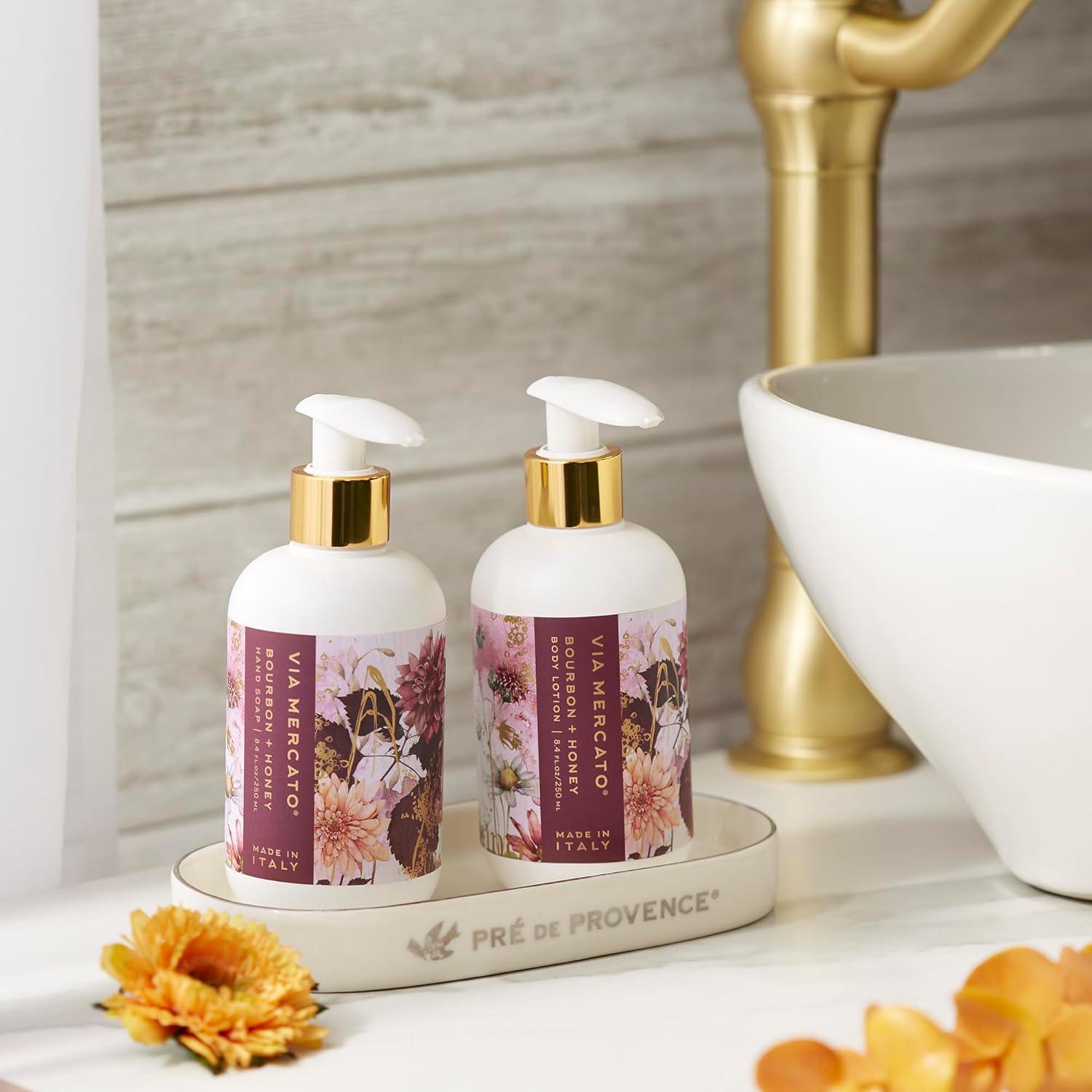 Jabón Líquido de Manos Via Mercato 250 ml Bourbon y Miel