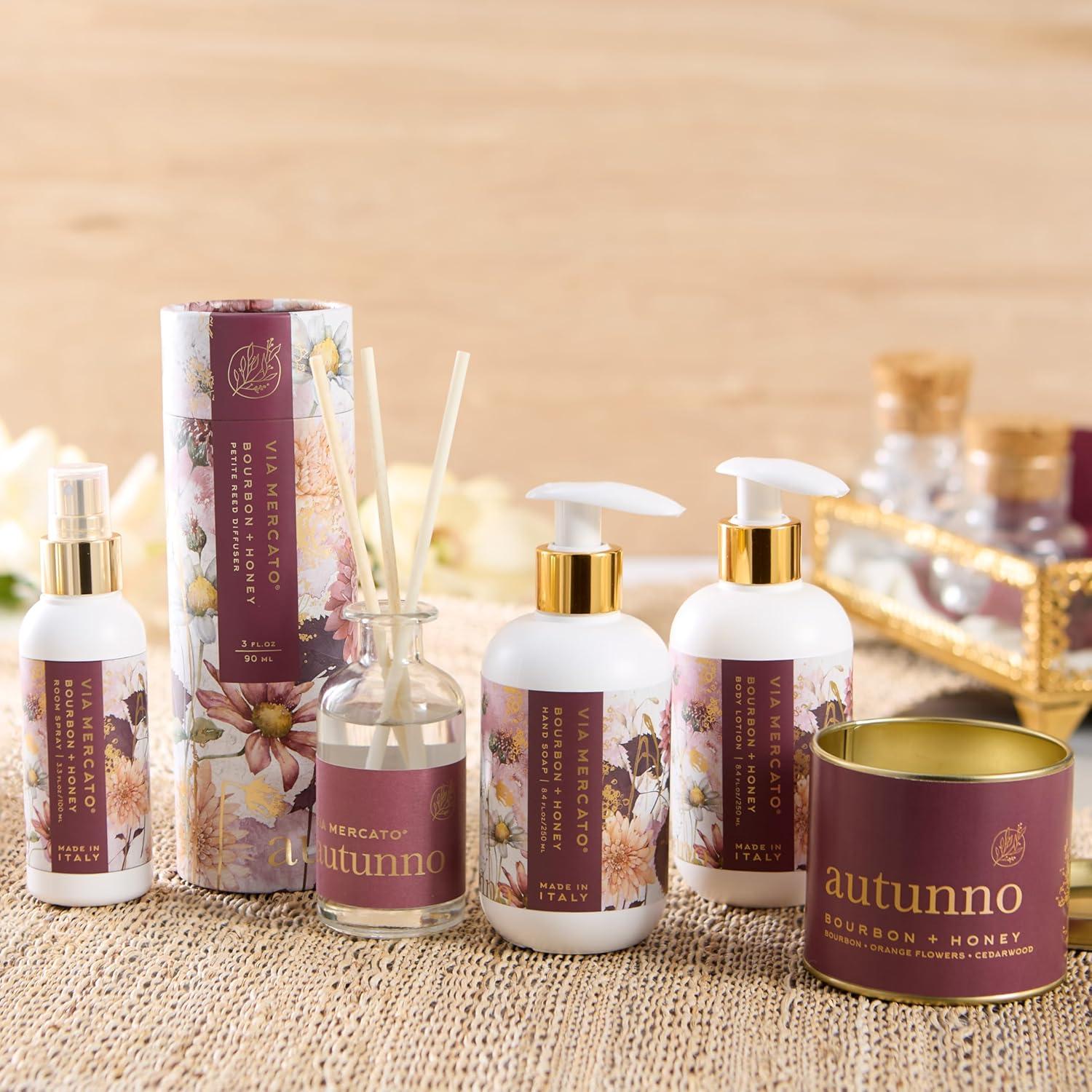 Jabón Líquido de Manos Via Mercato 250 ml Bourbon y Miel