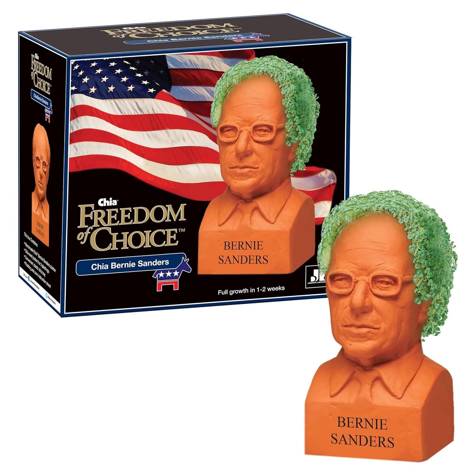 Chia Pet Bernie Sanders - Maceta Cerámica con Semillas