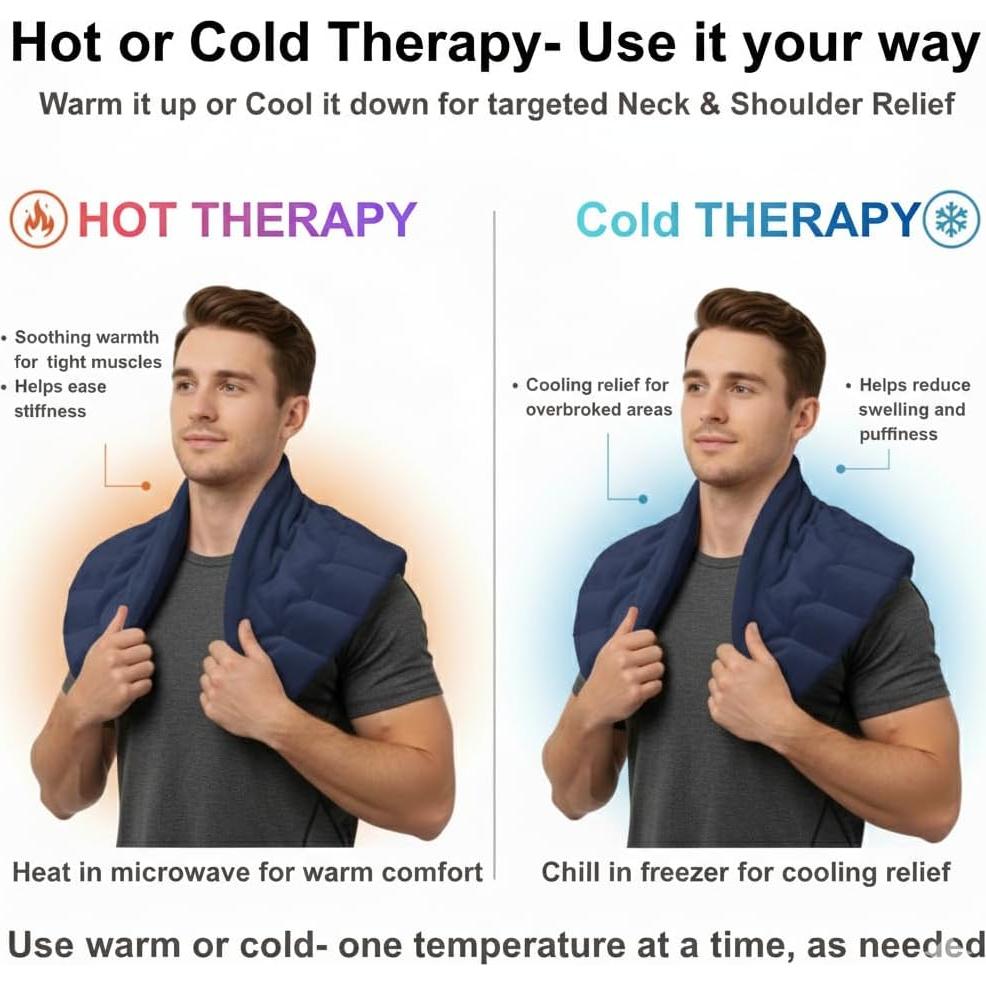 Funda Terapéutica para Cuello y Hombros Herbal Concepts Azul