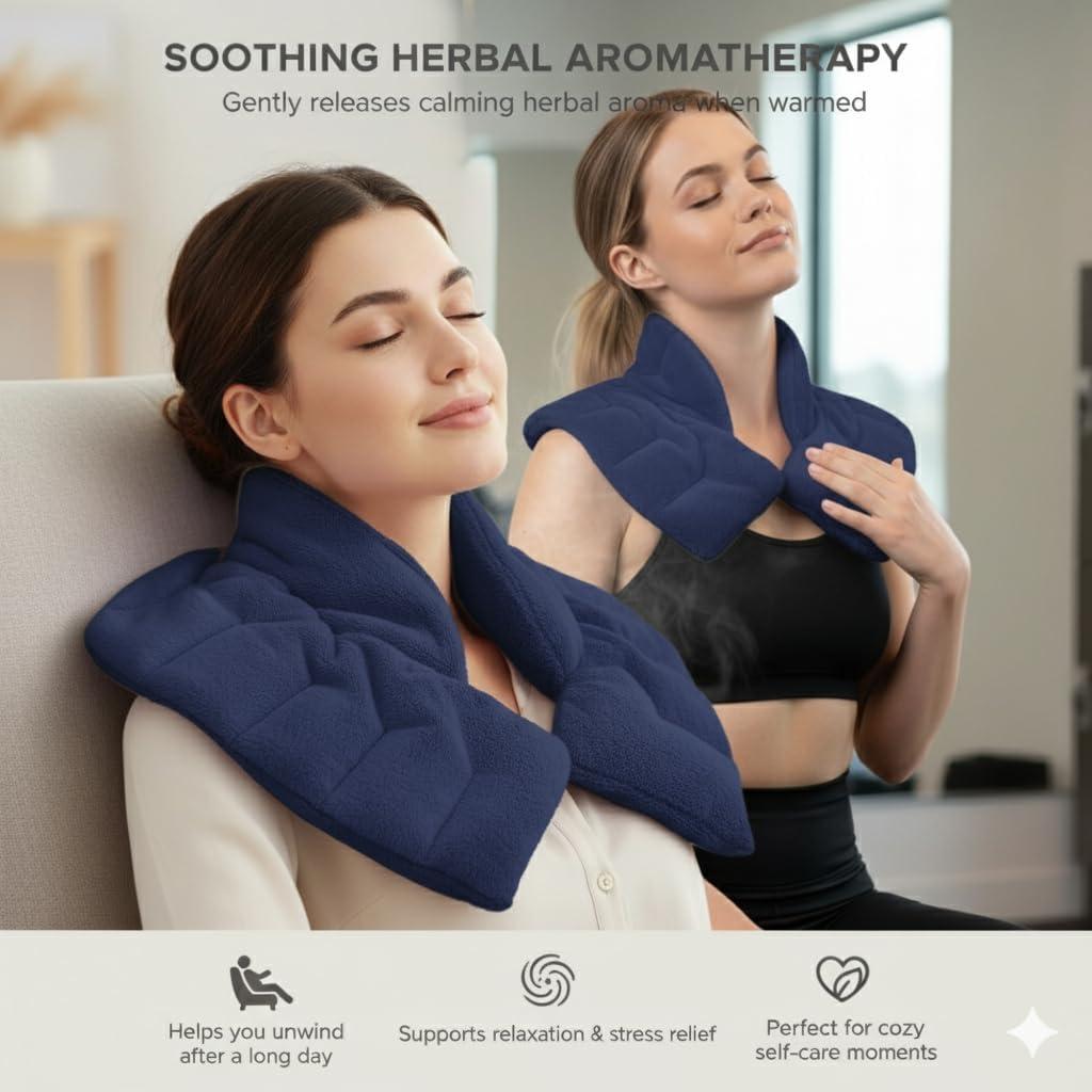 Funda Terapéutica para Cuello y Hombros Herbal Concepts Azul