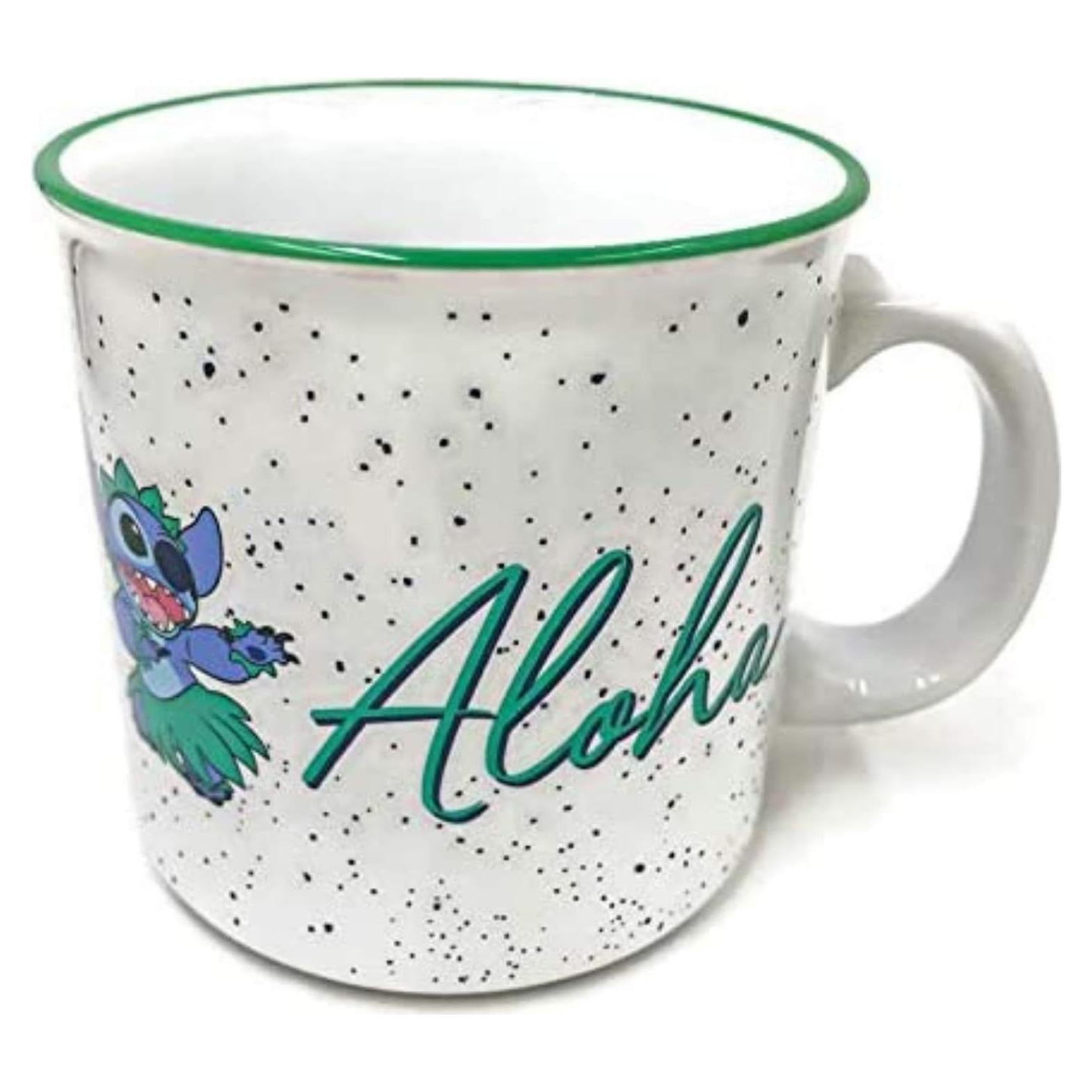 Taza de Cerámica Disney Lilo y Stitch Aloha 591 ml