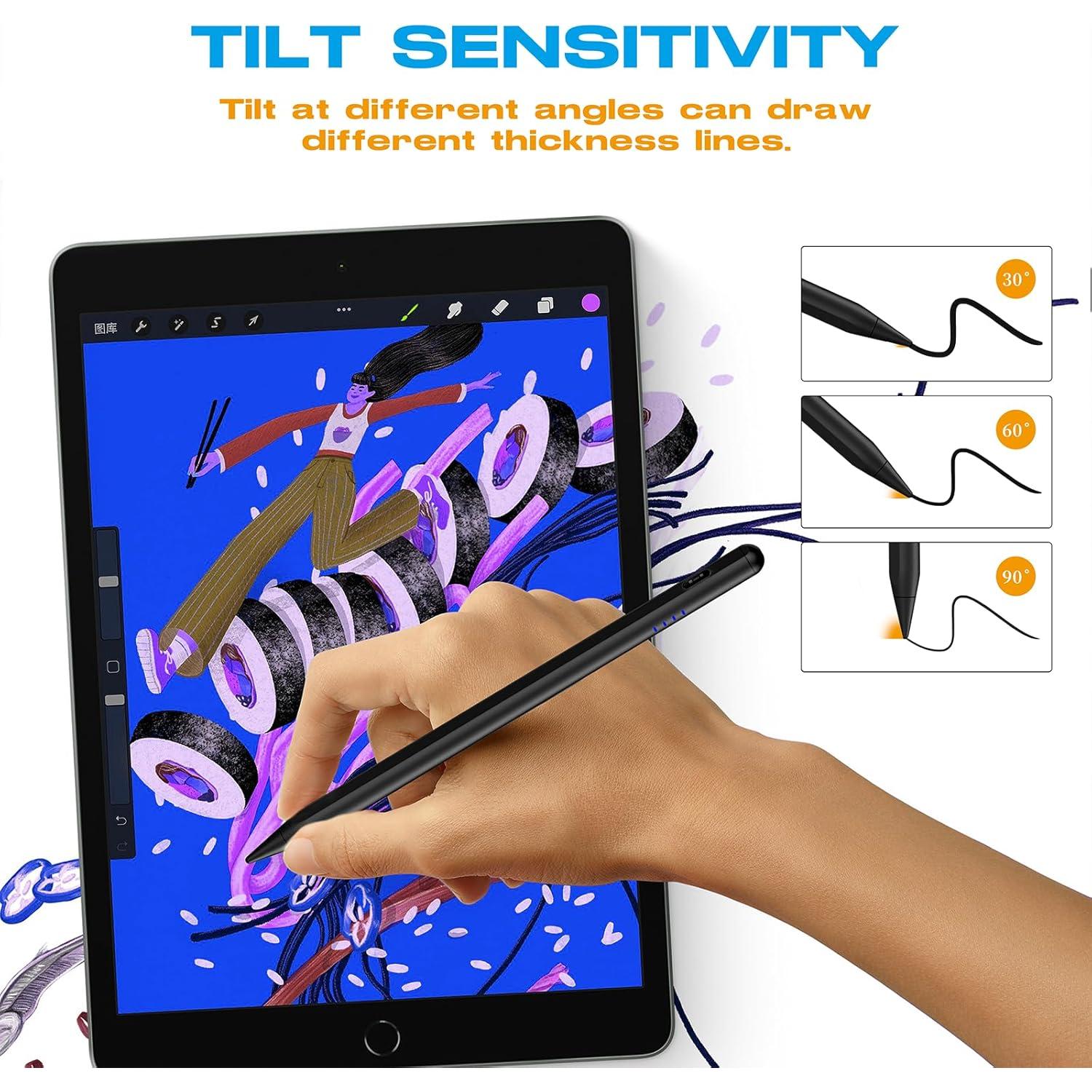 Lápiz Stylus CMARS para iPad 6ta-10ma Gen, Carga Rápida