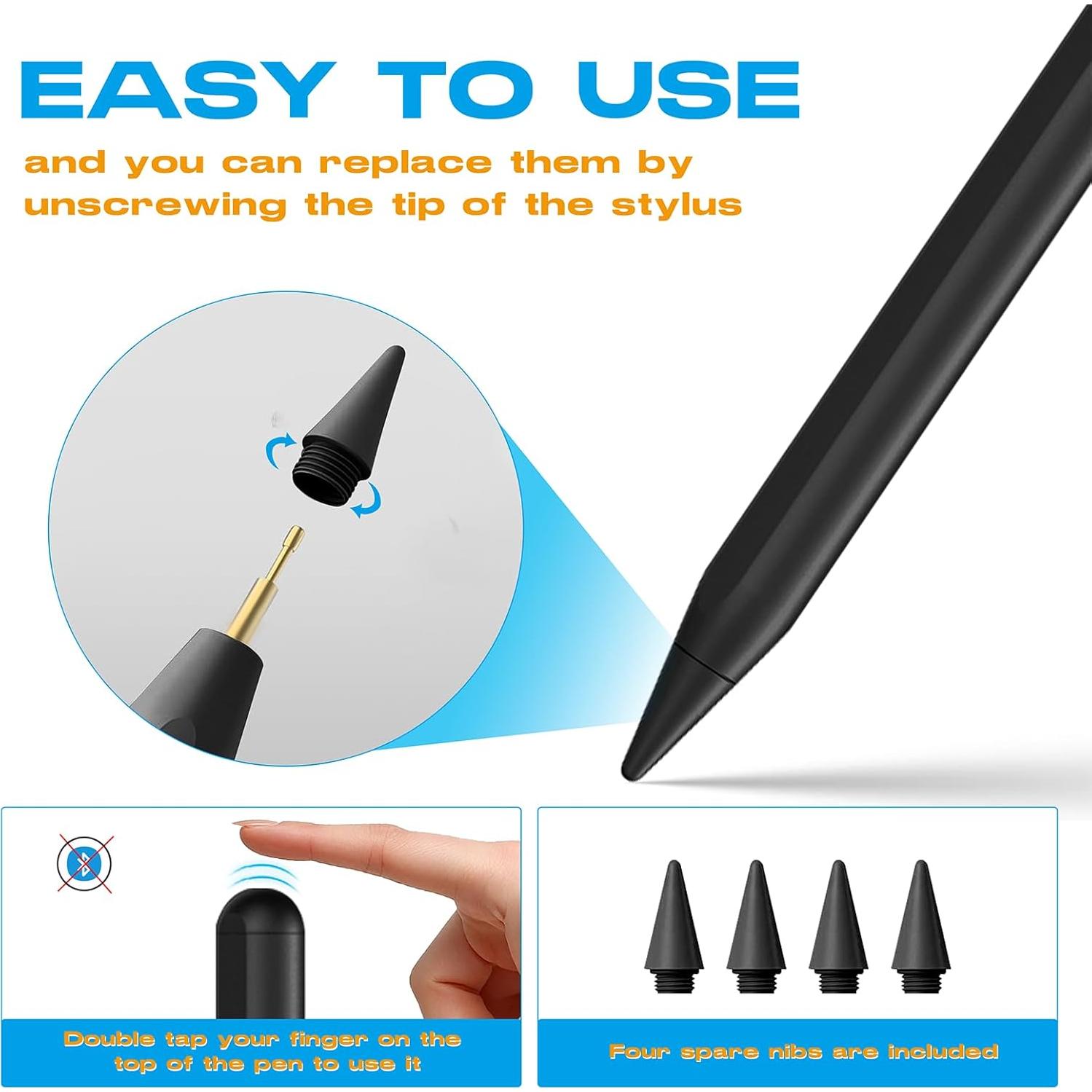 Lápiz Stylus CMARS para iPad 6ta-10ma Gen, Carga Rápida