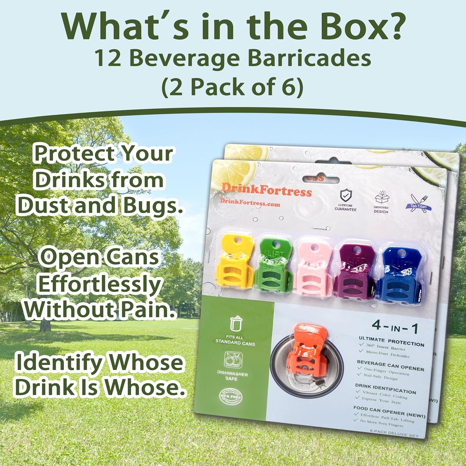 Cubiertas Reutilizables para Latas BiniTPGo - 12 Pack Arcoíris