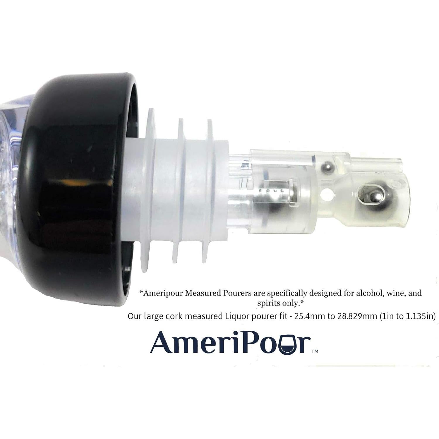 Vertedores Medidos AmeriPour 30ml - 3 Paquete A Prueba de Fugas