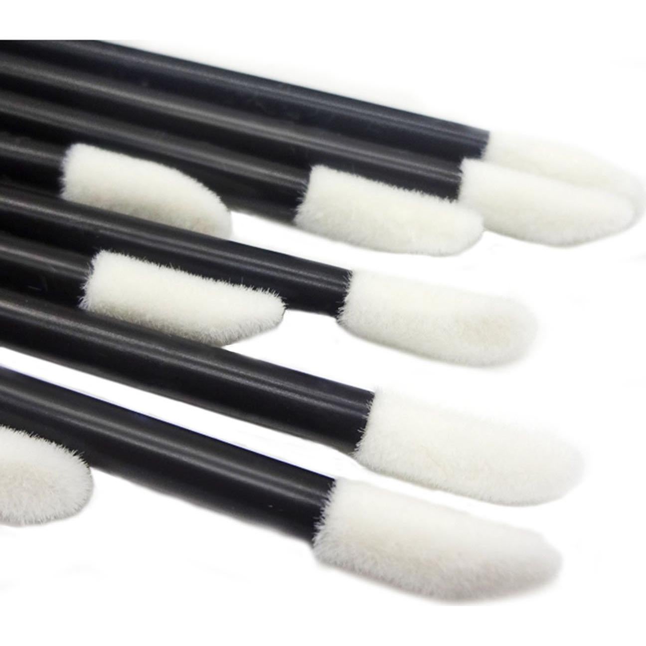 500 Pinceles Desechables para Labios GoWorth - 9 cm Negro