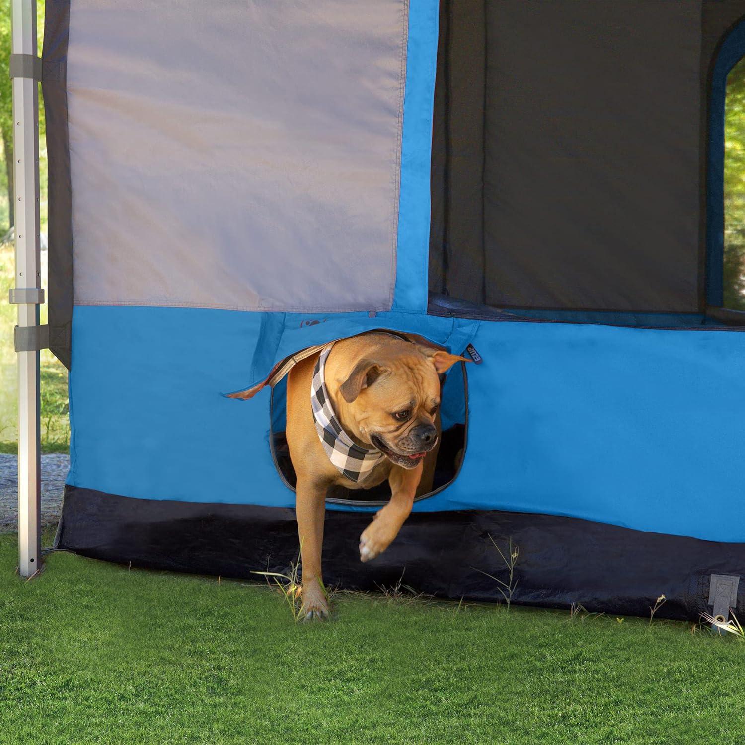 E-Z UP Camping Cube 6.4 - Tienda para 4 Personas Azul