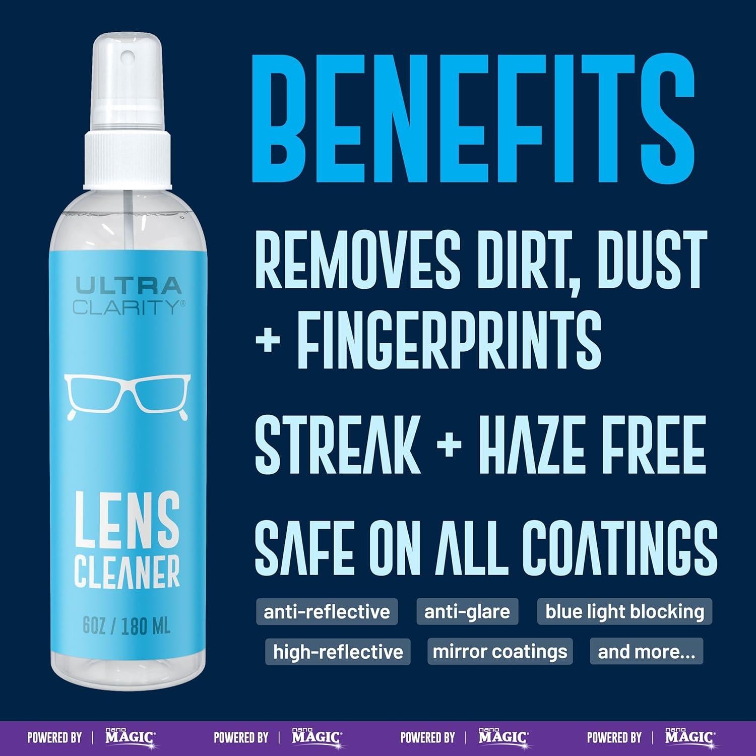 Limpiador de Lentes Spray Ultra Clarity 177 ml Profesional