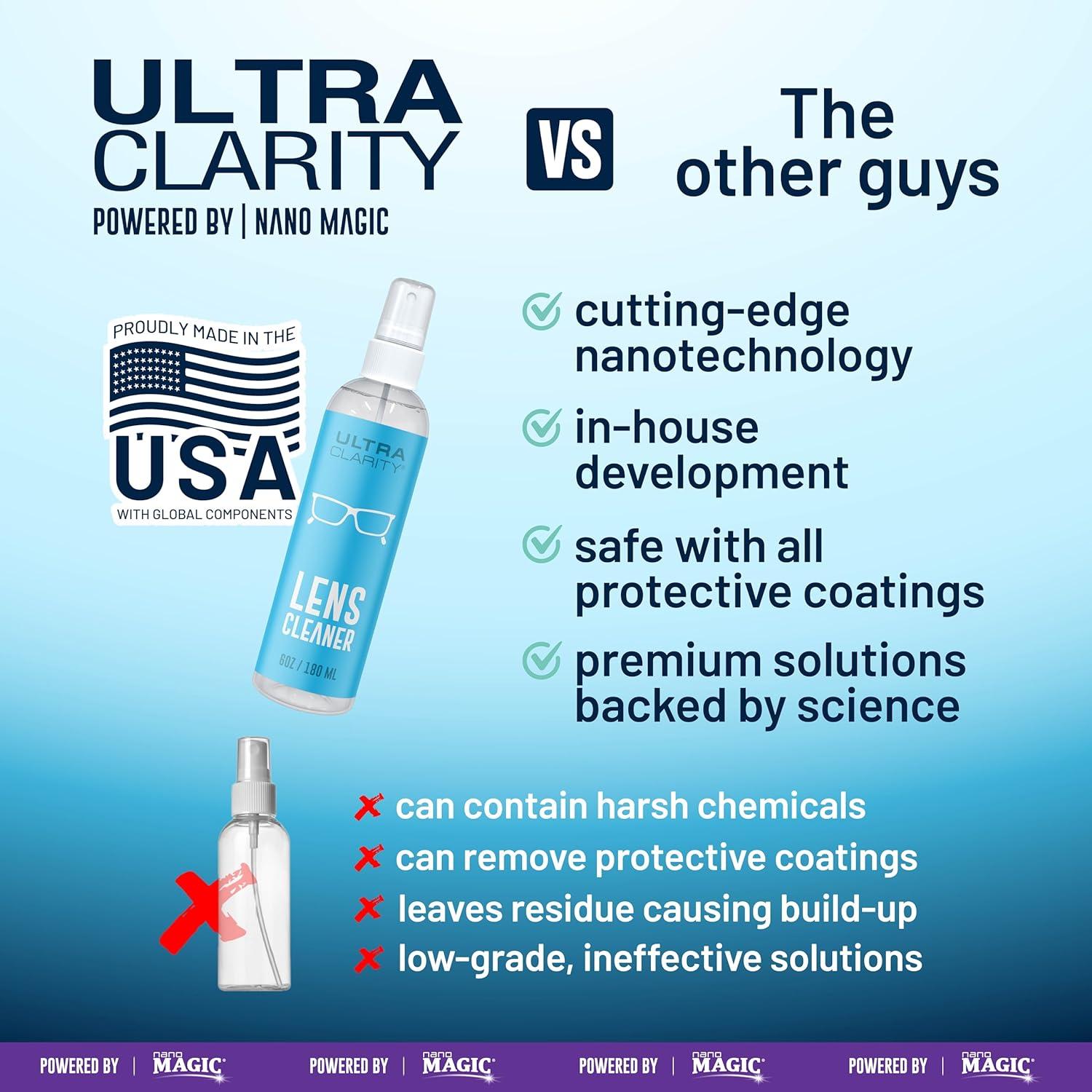 Limpiador de Lentes Spray Ultra Clarity 177 ml Profesional