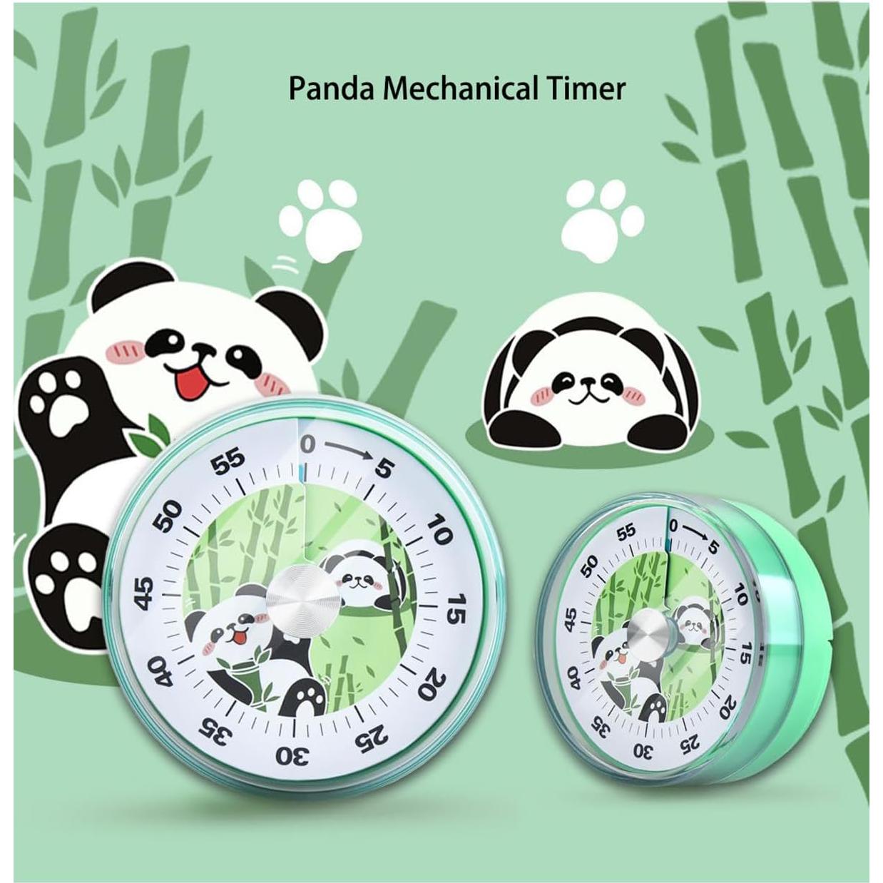 Temporizador de Cocina Mecánico WEUPTOK Panda 60 Minutos