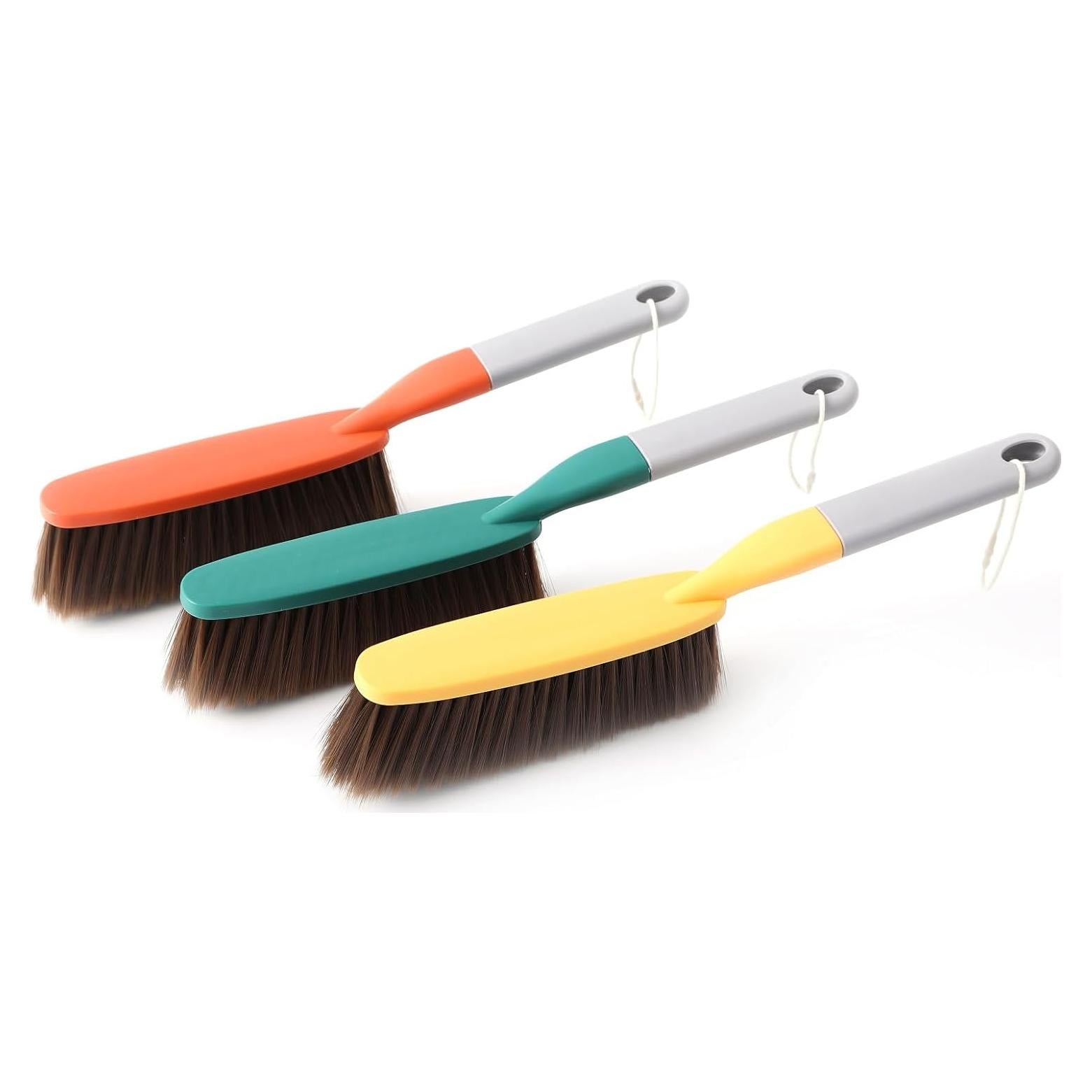 Paquete de 3 cepillos de mano Kagyuan con cerdas suaves 40 cm