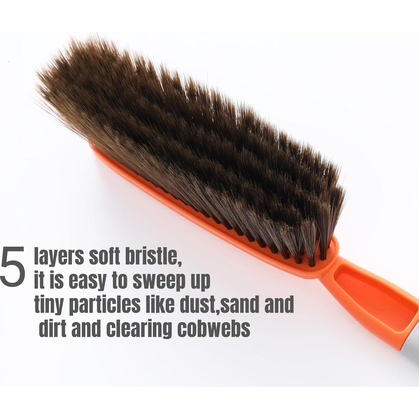 Paquete de 3 cepillos de mano Kagyuan con cerdas suaves 40 cm