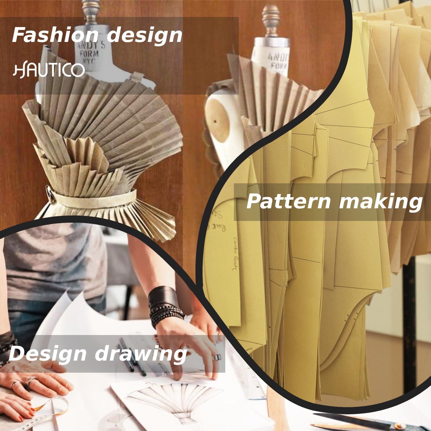 Papel para Patrones Sostenible Hautico 250g Marrón 13.72m