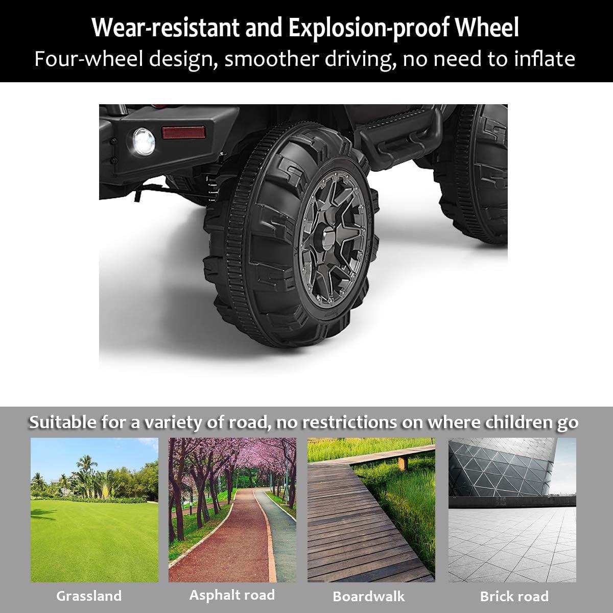 Coche Eléctrico para Niños Costzon SH-888 12V Negro Deluxe