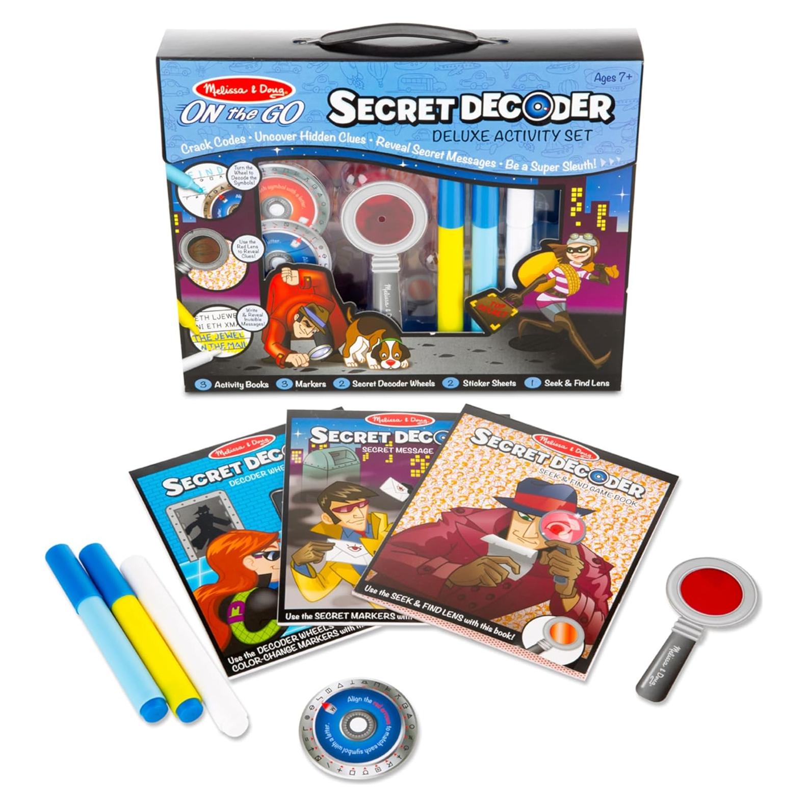 Juego Decodificador Secreto Deluxe Melissa & Doug para Niños 7-10 Años
