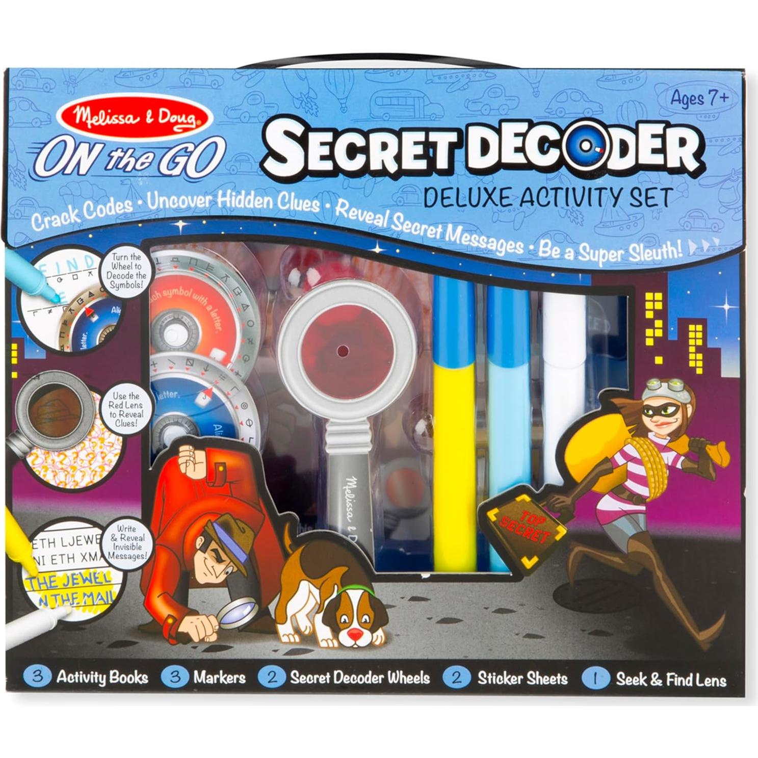 Juego Decodificador Secreto Deluxe Melissa & Doug para Niños 7-10 Años