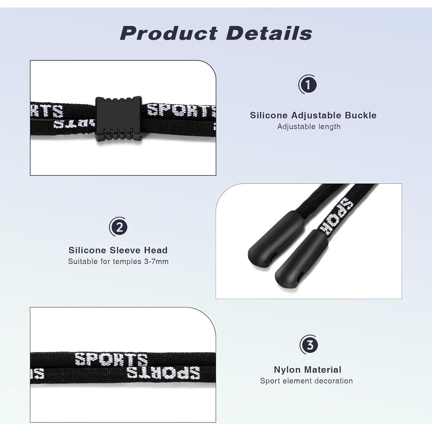 Correa Ajustable para Gafas Deportivas KALIYADI - Unisex