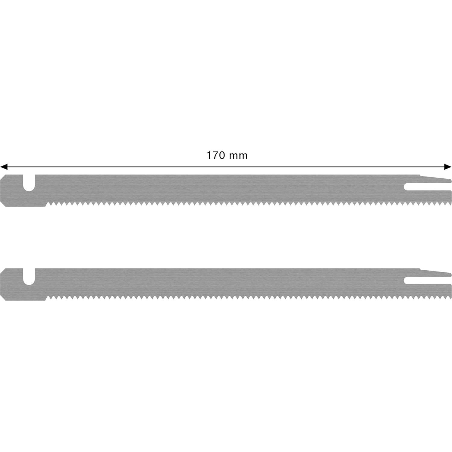 Cuchillas de 130 mm Bosch 2607018010 para cortadores de goma espuma