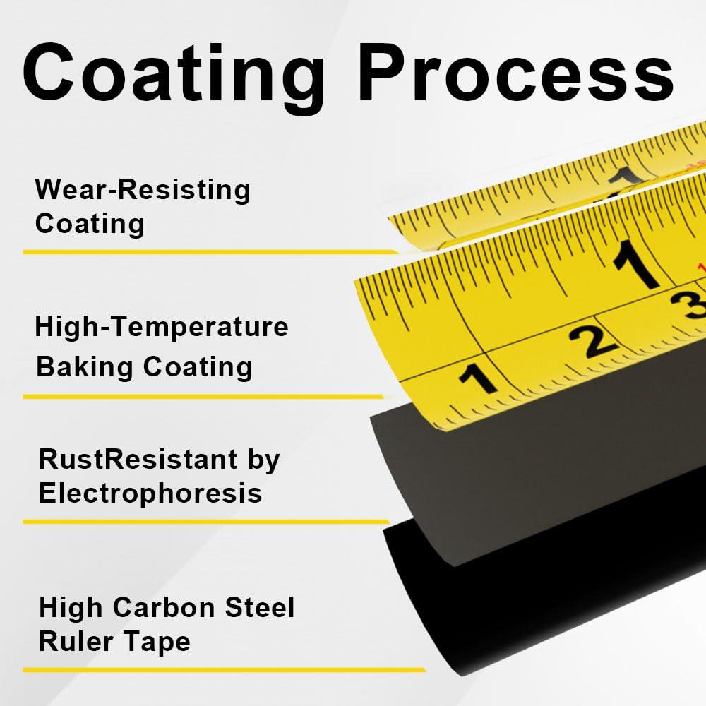 Cinta Métrica Retráctil 5m STARKET Acero Inoxidable Precisa