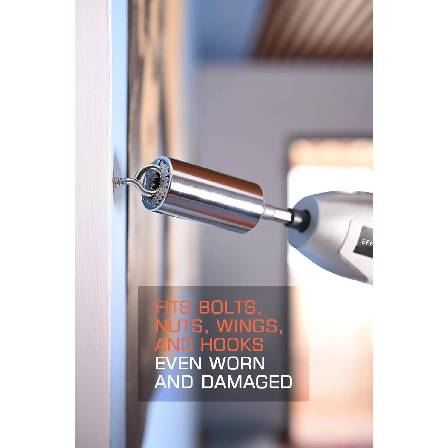 Enchufe Universal EFFECTEER 7mm-19mm Adaptador para Taladro