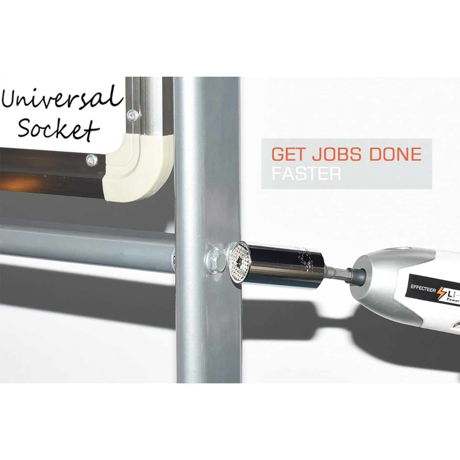 Enchufe Universal EFFECTEER 7mm-19mm Adaptador para Taladro