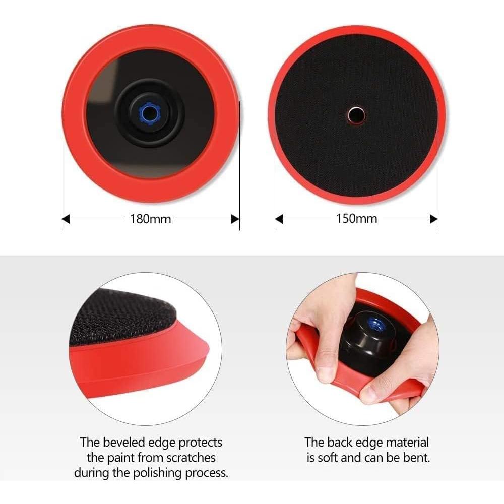 Discos de Pulido de Lana SPTA 6" 100% Natural Set 4pcs