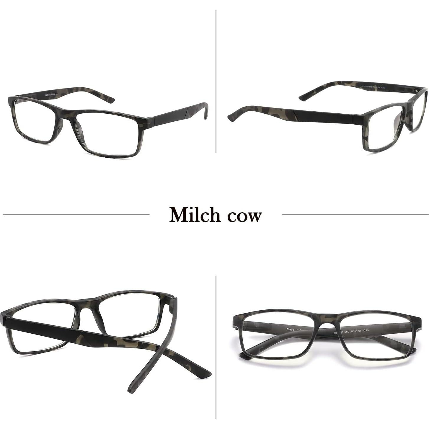 Gafas de lectura bloqueo luz azul 0.75D unisex - 4 colores