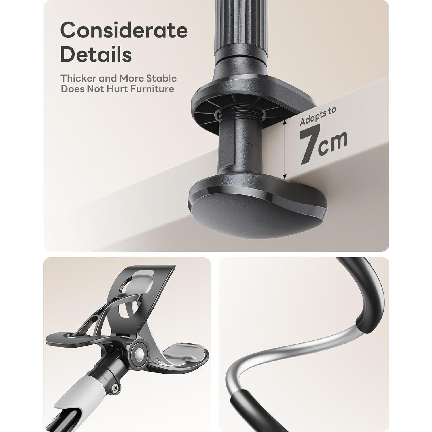 Soporte para Teléfono SAIJI C1-B con Brazo Flexible 85 cm