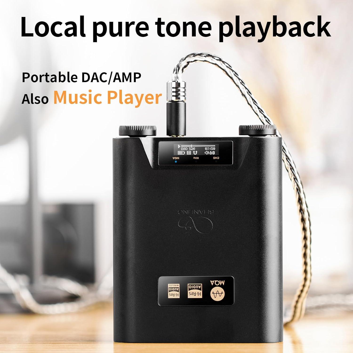 DAC/AMP Portátil SHANLING H5 HiFi Bluetooth 5.0 768kHz