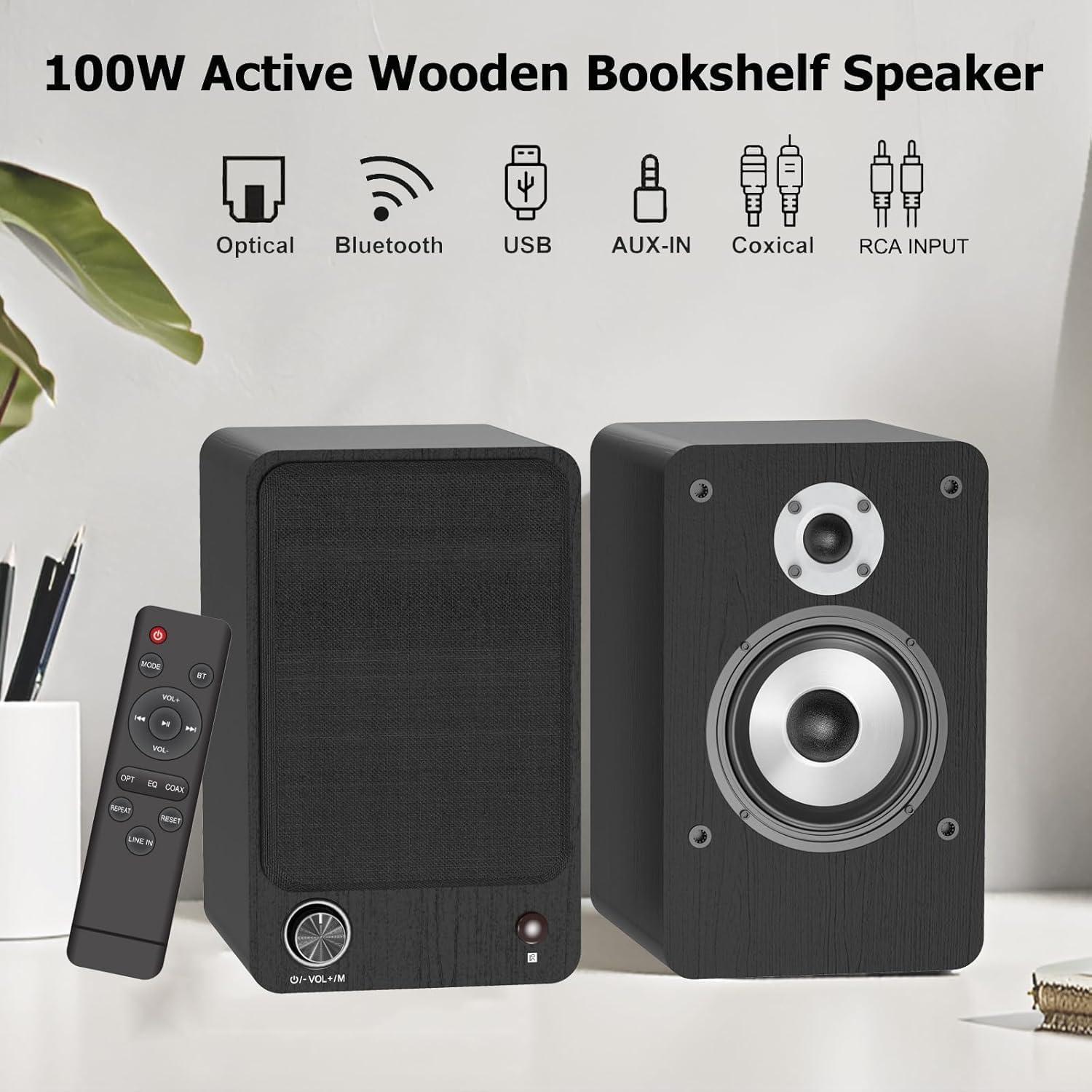 Altavoces de Estantería LONPOO LP-42M 100W Bluetooth 5.3