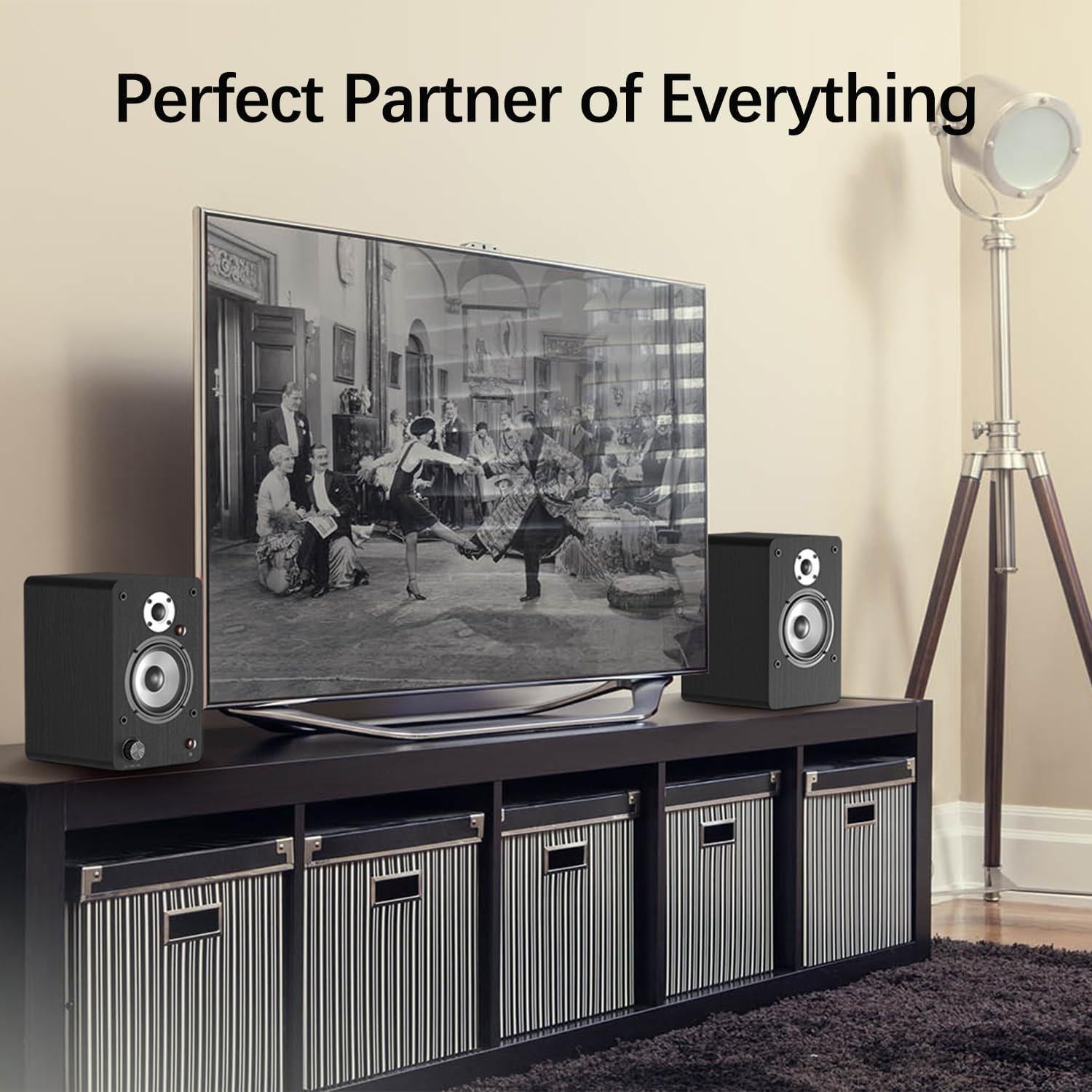 Altavoces de Estantería LONPOO LP-42M 100W Bluetooth 5.3