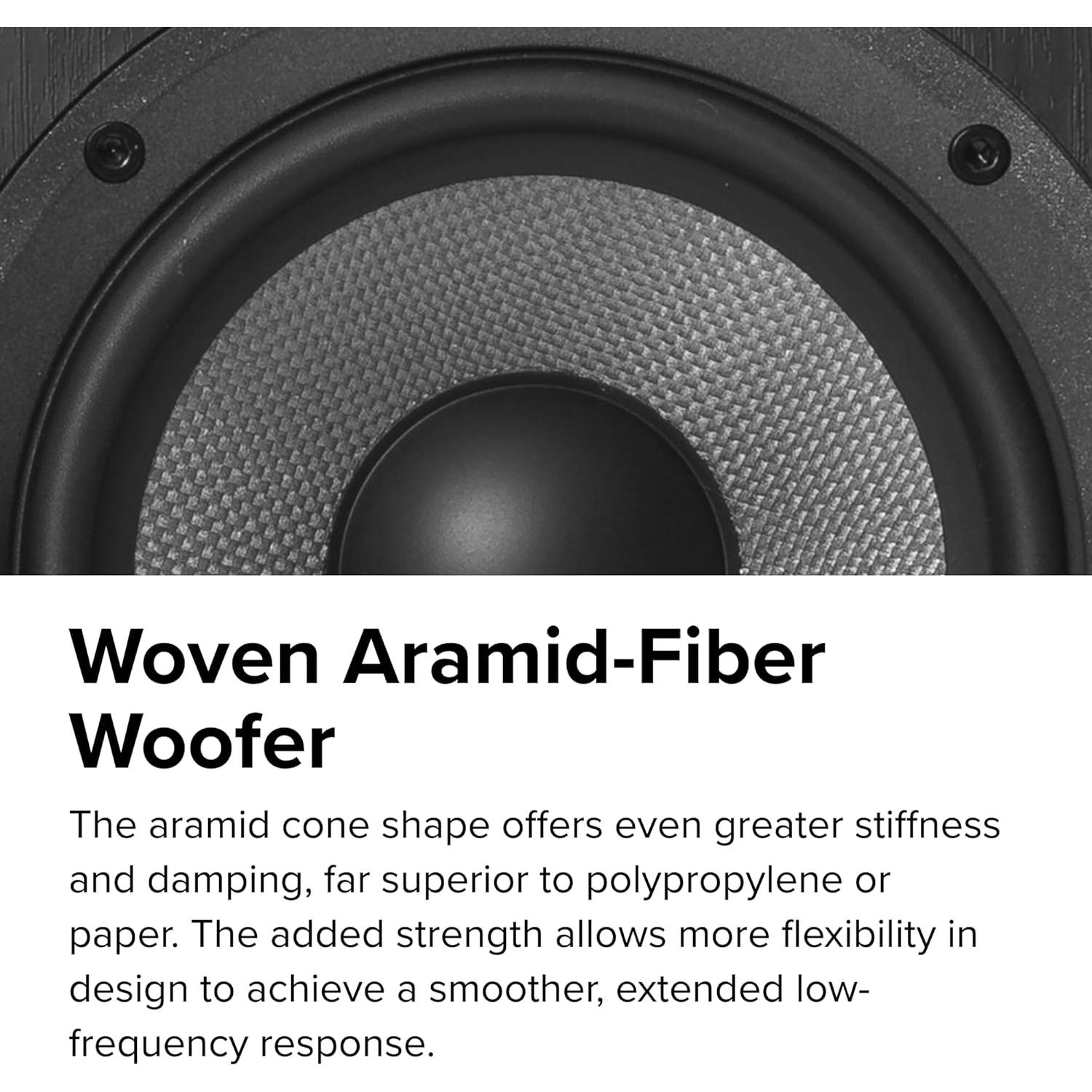 Altavoz Central ELAC Debut 2.0 C5.2 - 8 Ohm, 8.29 kg, Negro