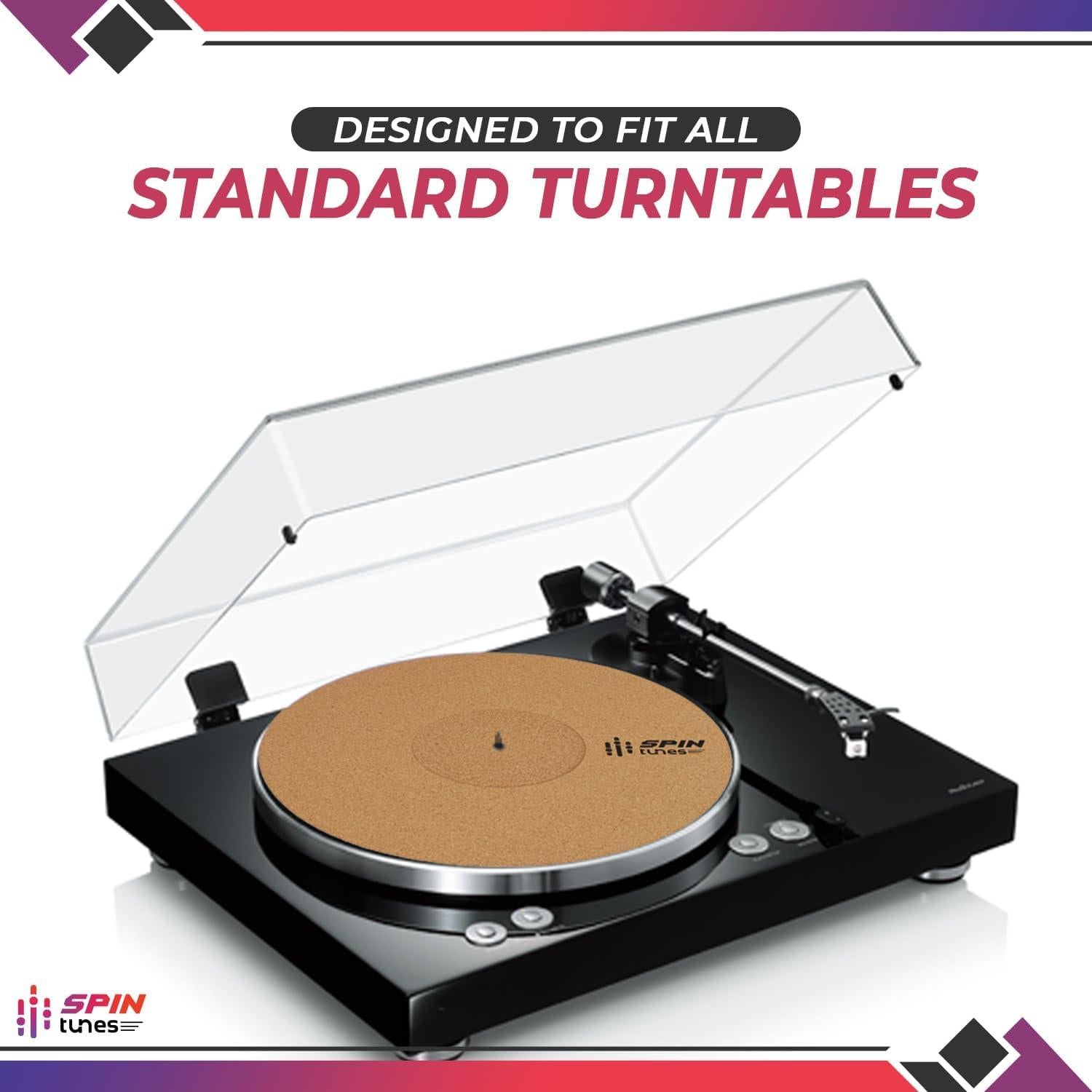 Alfombrilla de Tornamesa de Corcho SpinTunes 30.48 cm Antiestática