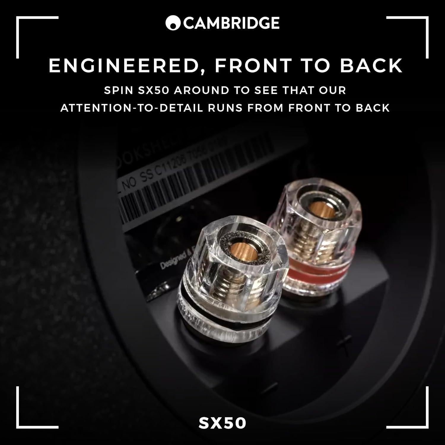 Altavoces de estantería Cambridge Audio SX-50 100W Negro Mate