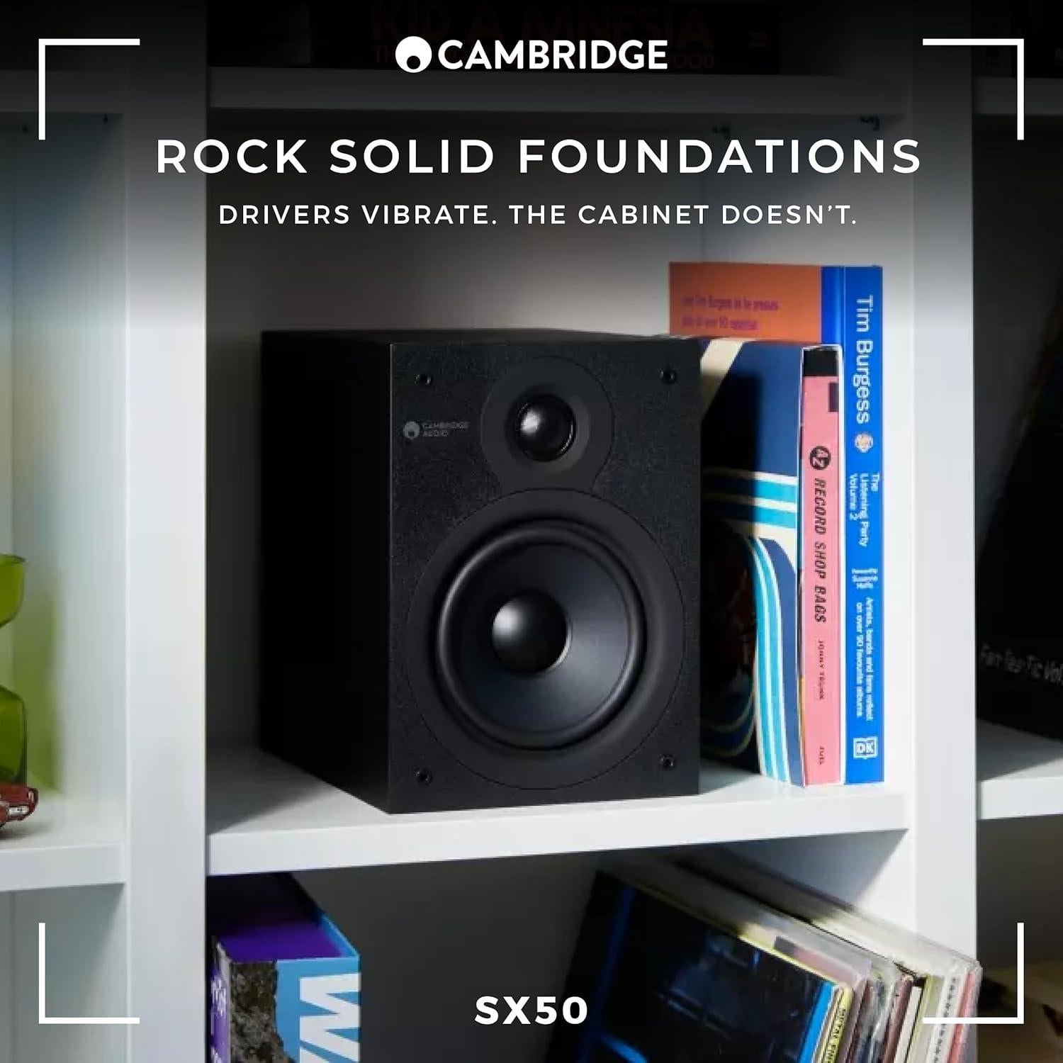 Altavoces de estantería Cambridge Audio SX-50 100W Negro Mate