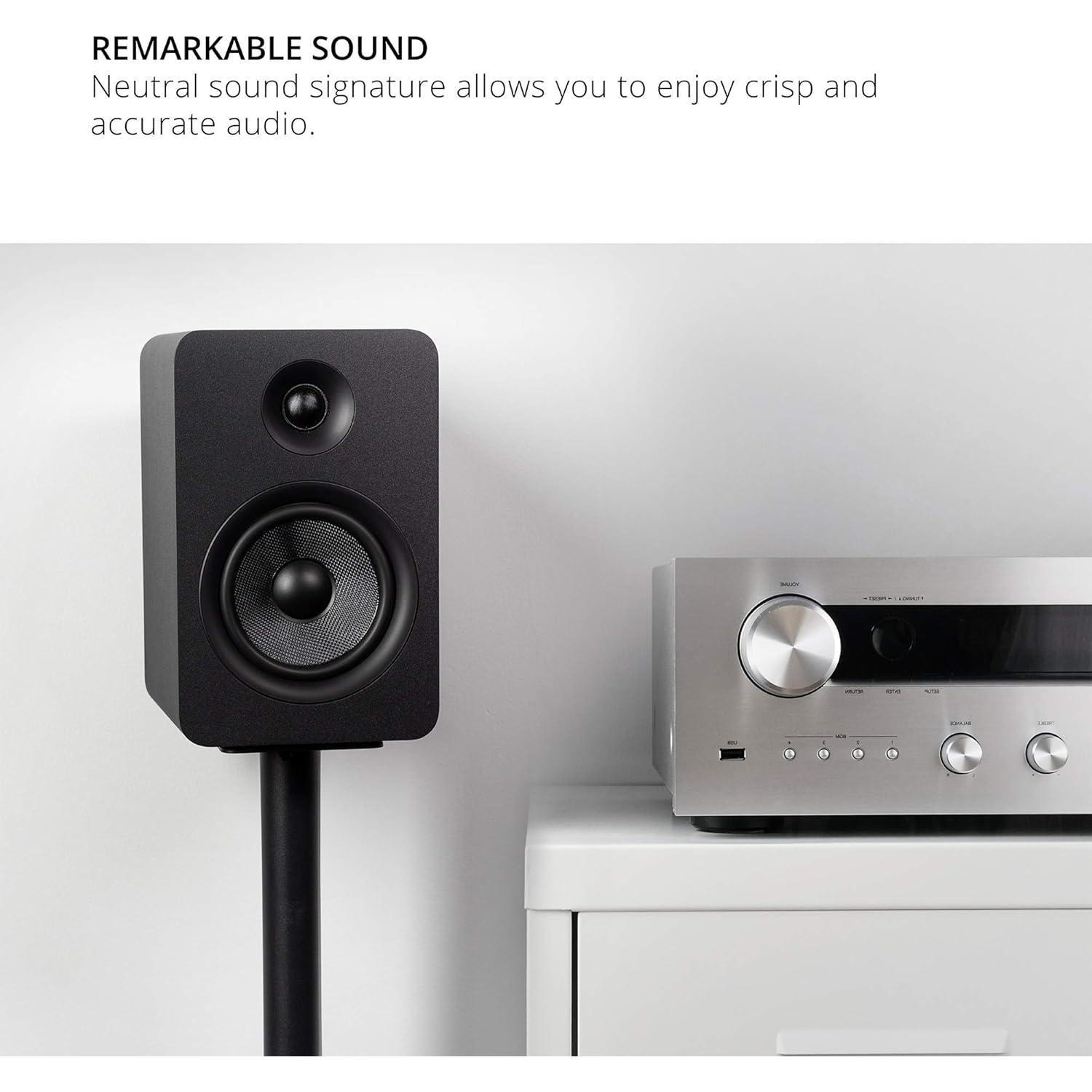 Altavoces Pasivos Kanto YU 5.25" con Tweeter de Seda - Negro