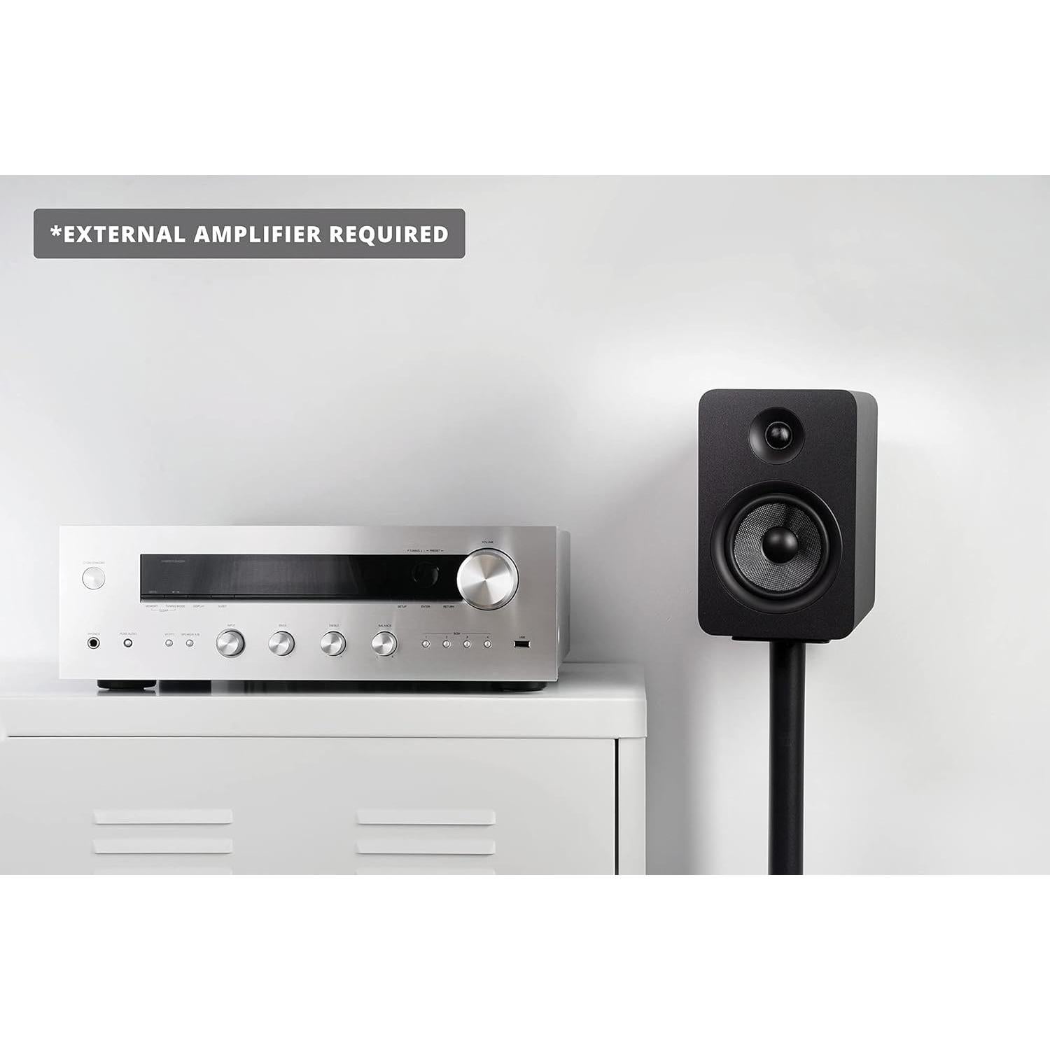 Altavoces Pasivos Kanto YU 5.25" con Tweeter de Seda - Negro