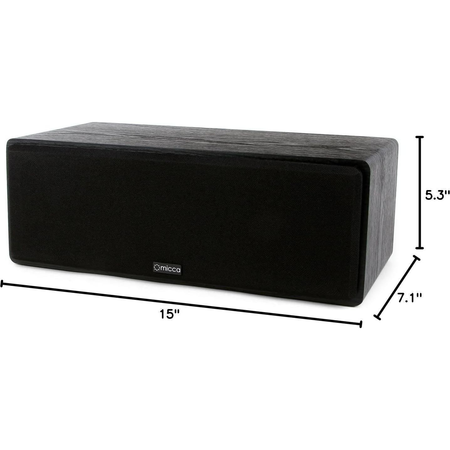 Altavoz de Canal Central Micca MB42-C 4" Negro 100W