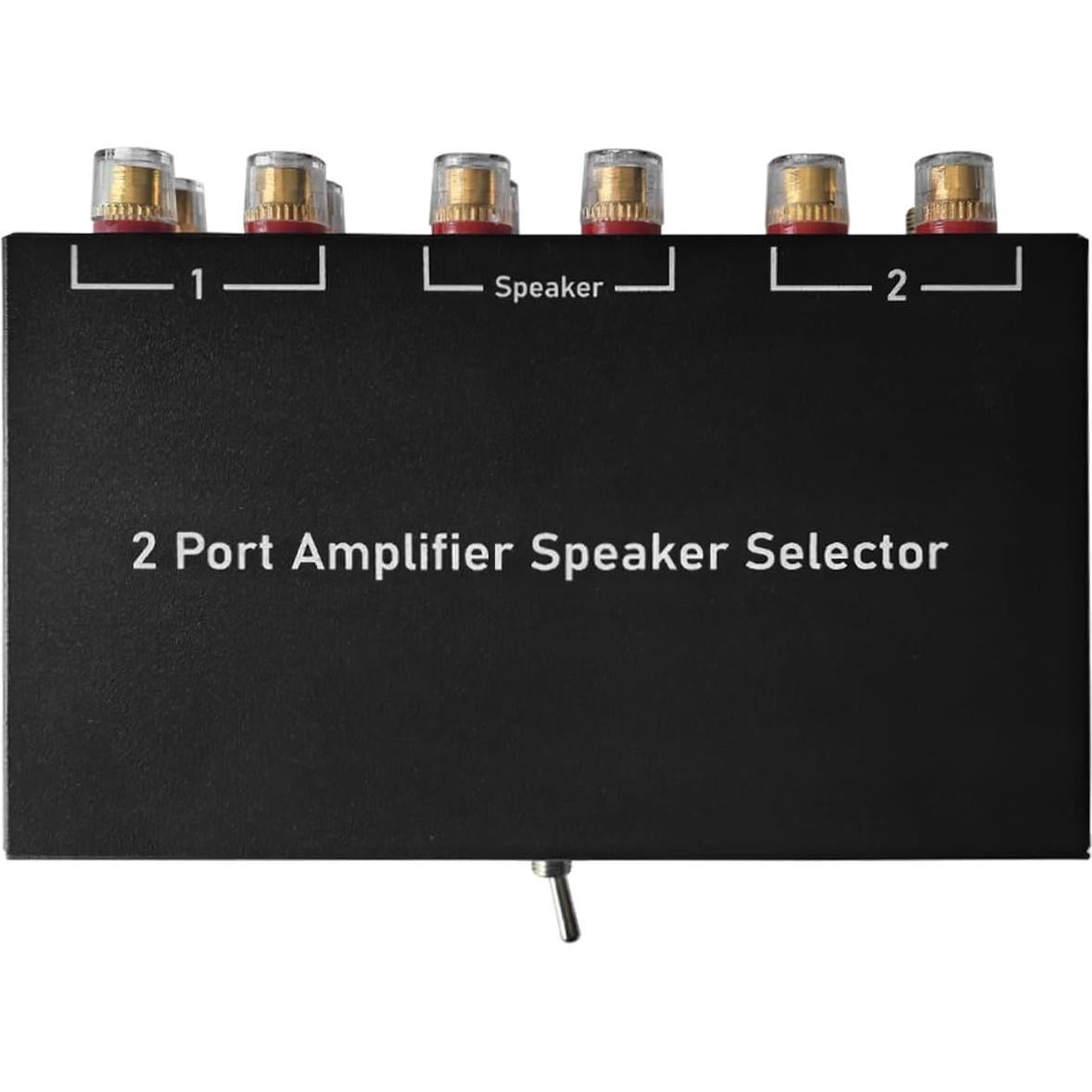 Selector de Altavoces Y.D.F 2 Puertos Interruptor AMP Bidireccional