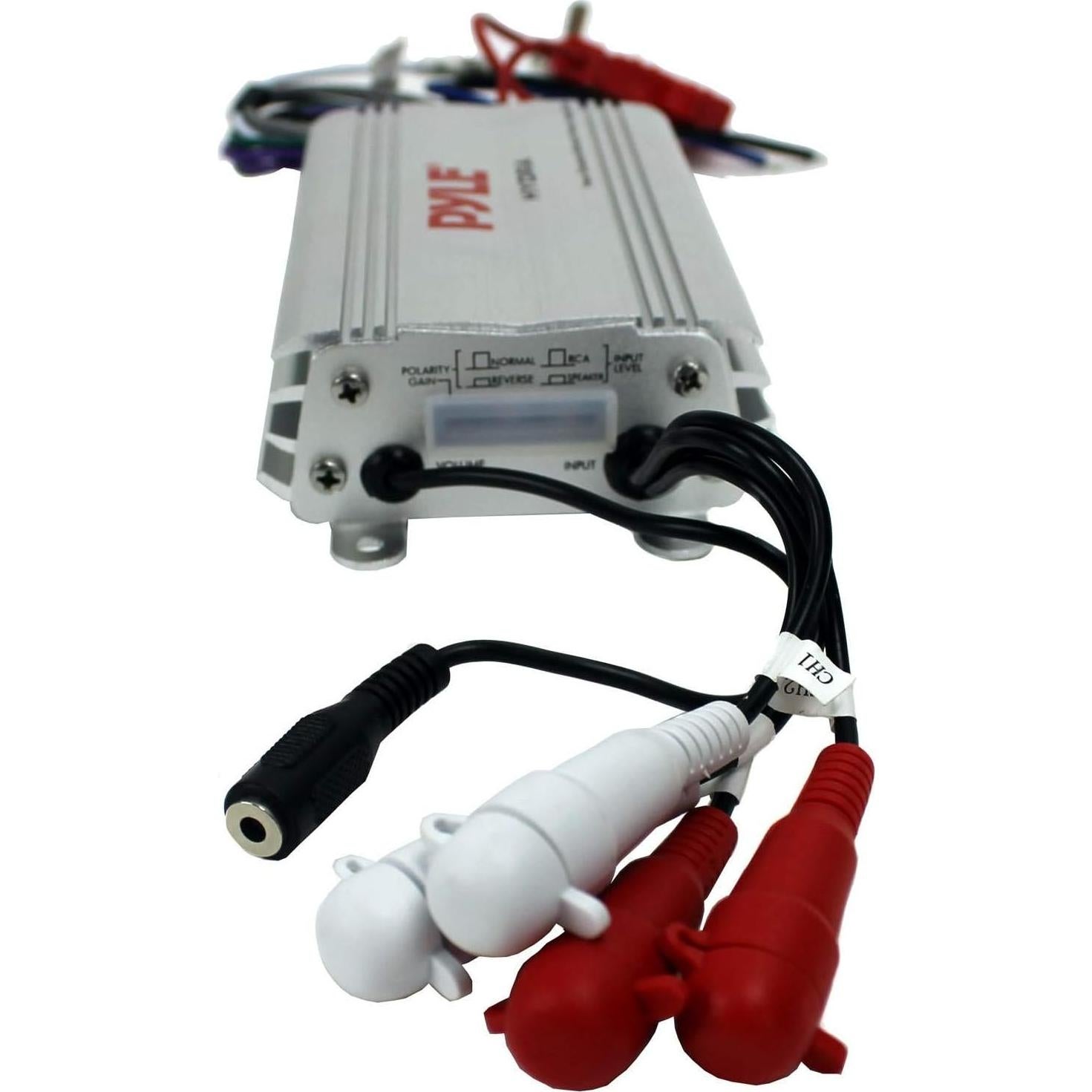 Amplificador Marino Pyle 400W 4 Canales PLMRMP3A Impermeable
