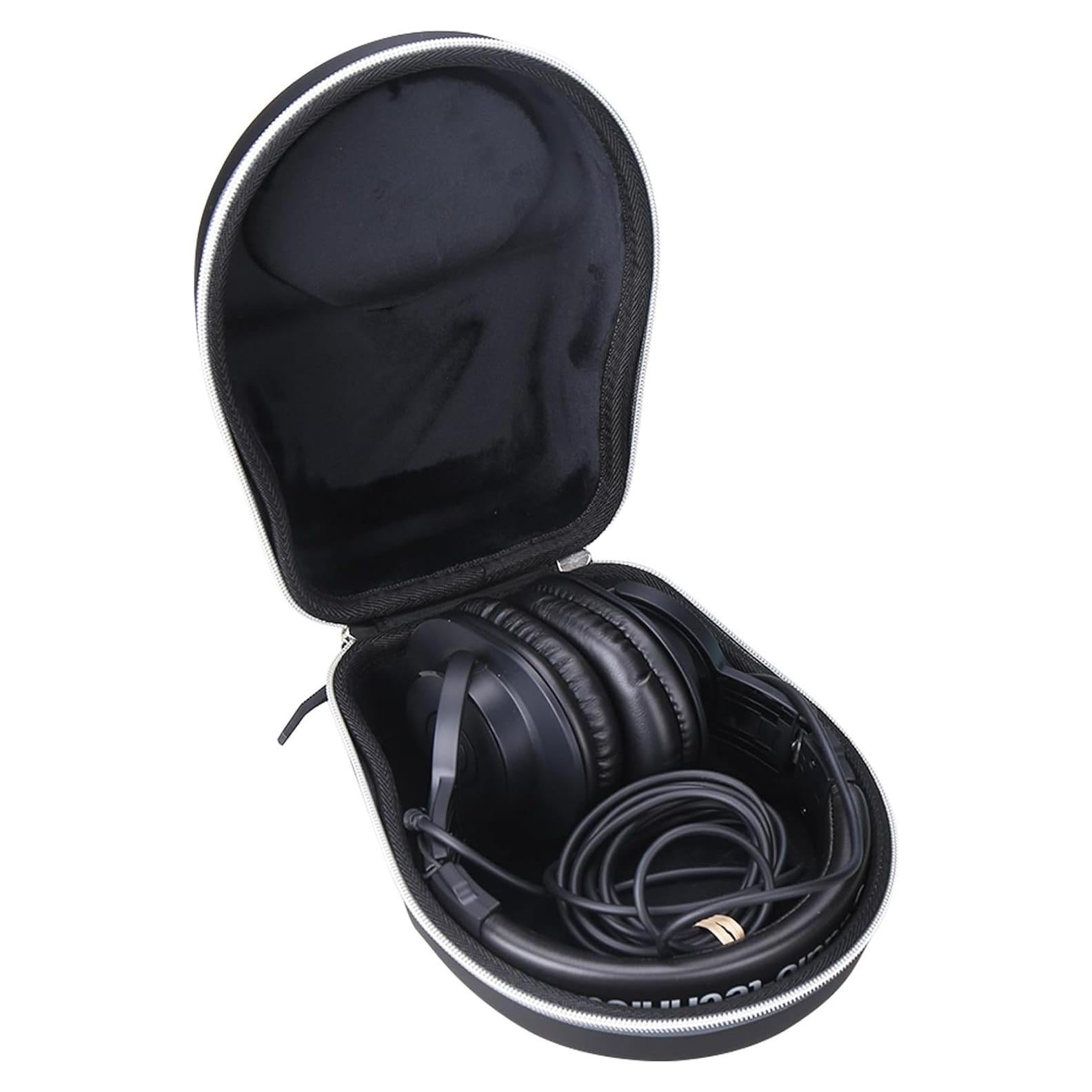 Funda Dura de Viaje Tourmate para Auriculares ATH-M20/M50 - Negro
