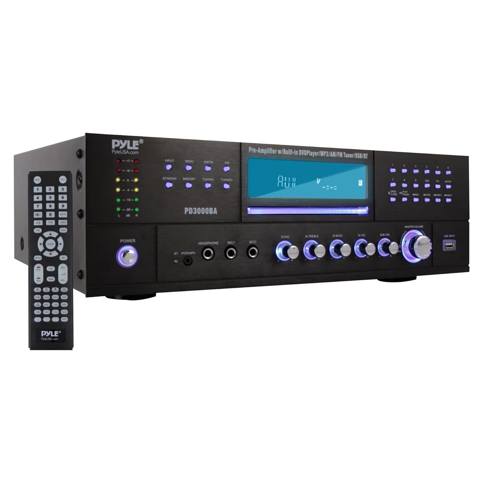 Amplificador Bluetooth 4 Canales Pyle PD3000BA.5 3000W