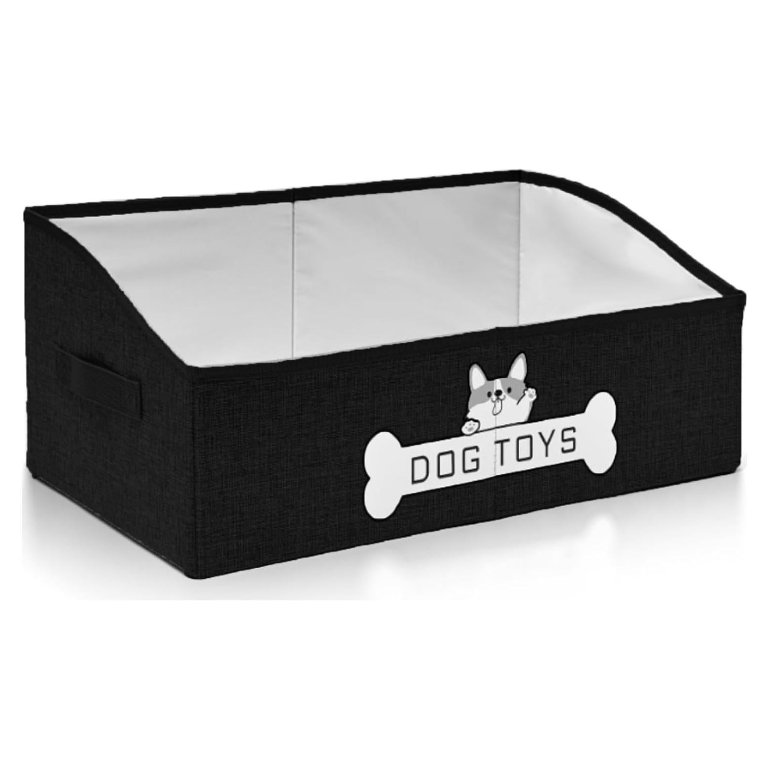 Cesta de Juguetes para Perros Mutiearo 50.8x27.9cm Negra