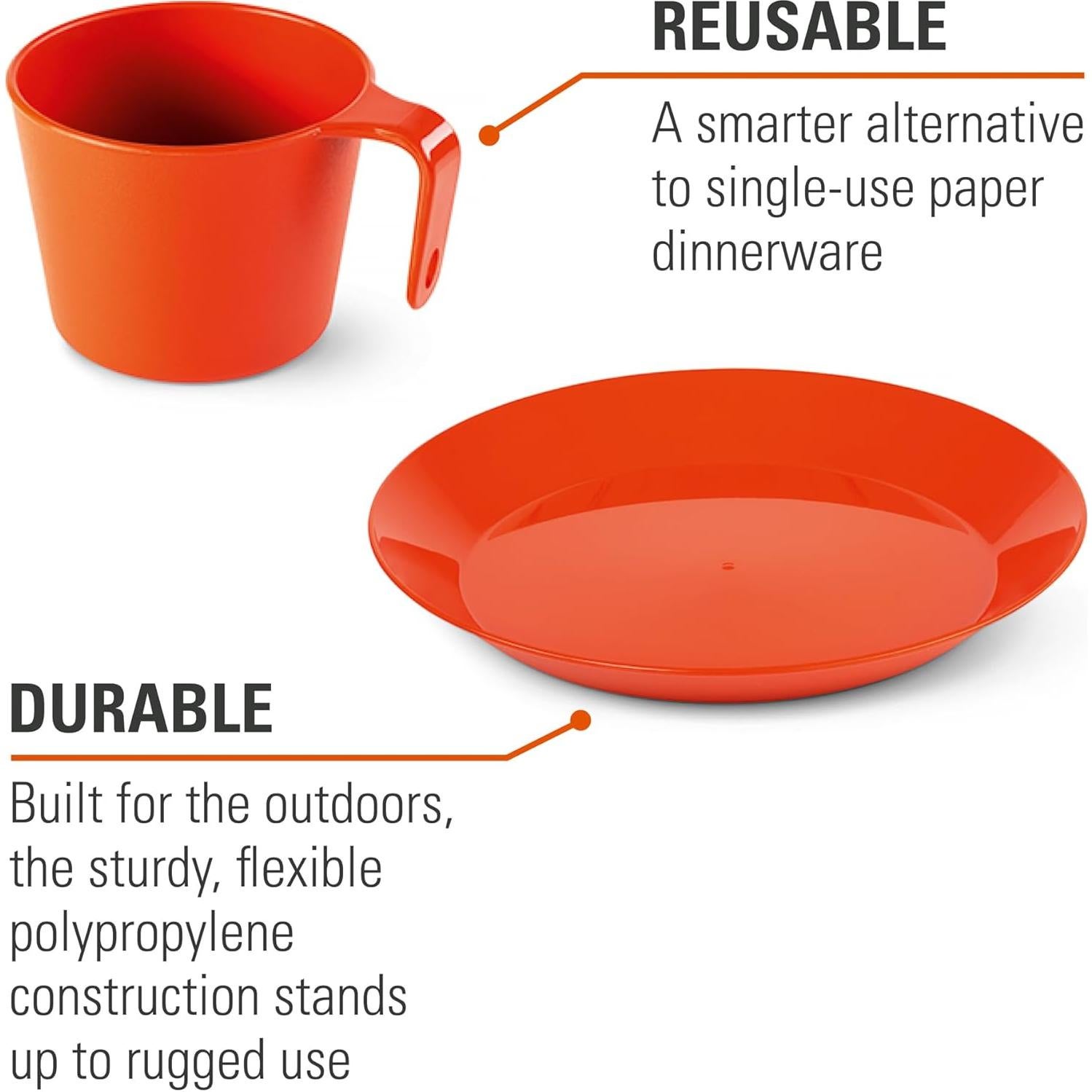 Juego de Mesa GSI Outdoors Cascadian para 1 Persona 6 Piezas