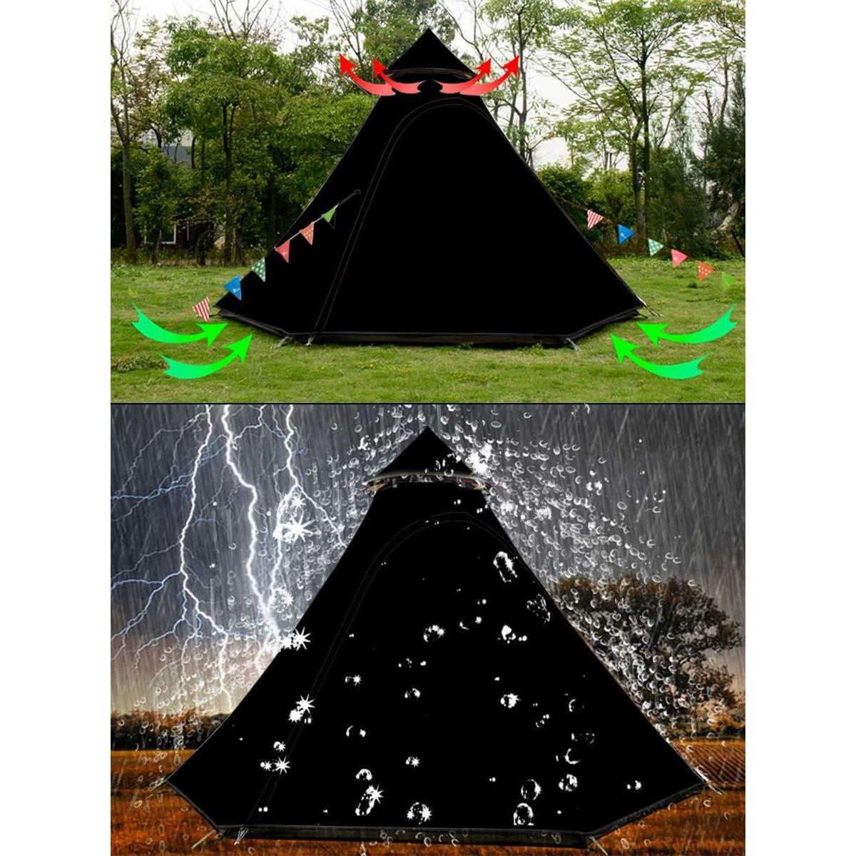 Carpa Domo Vidalido 6 Personas Impermeable 4 Estaciones