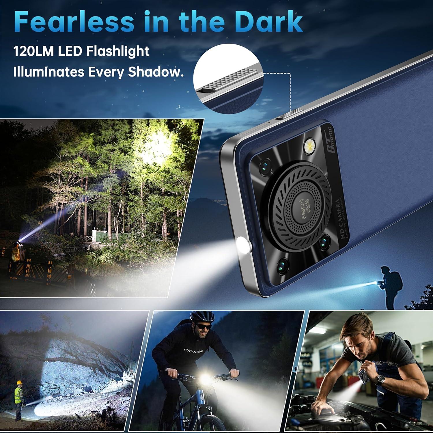 OUKITEL C60 Smartphone Android 15, 10000mAh, 16GB RAM, 128GB