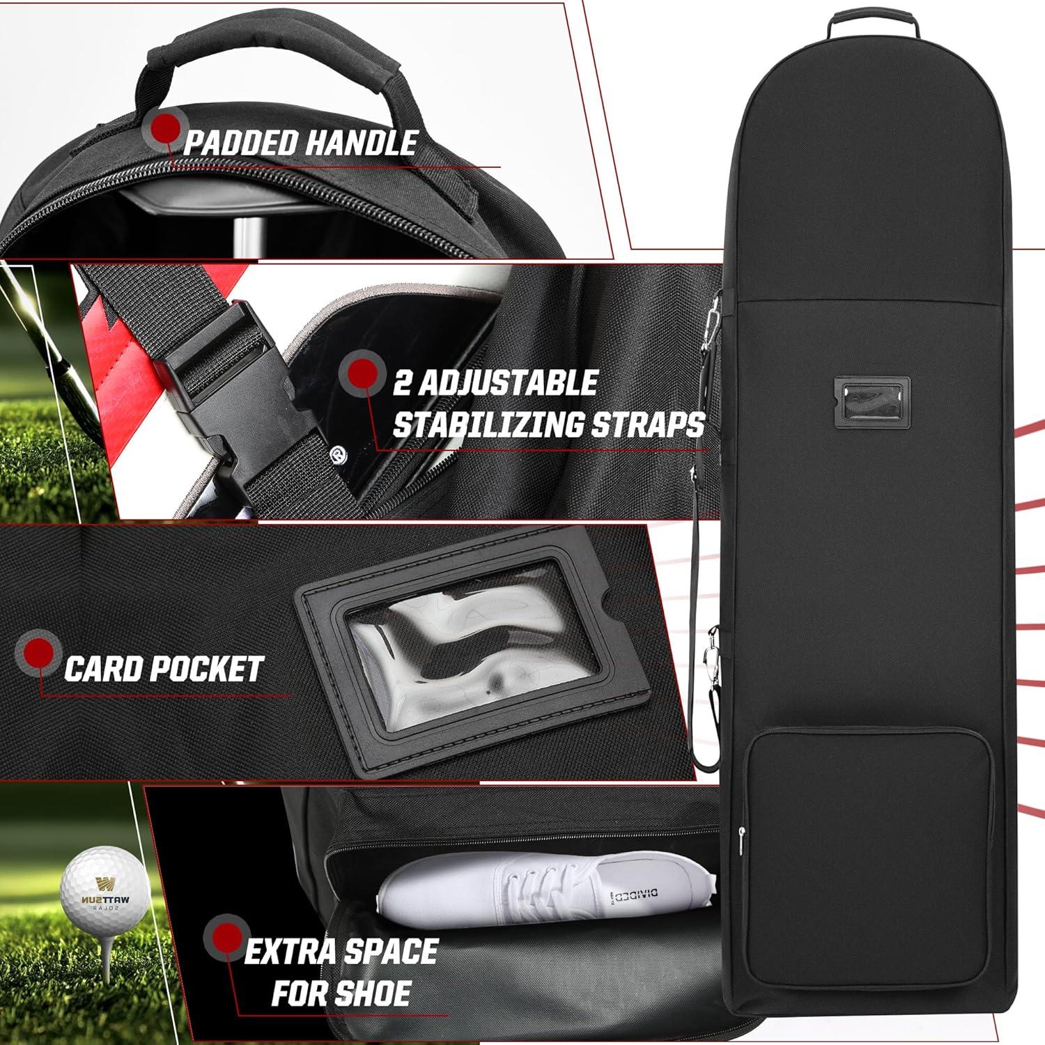 Bolsa de Viaje para Golf DAREKUKU con Soporte Ajustable
