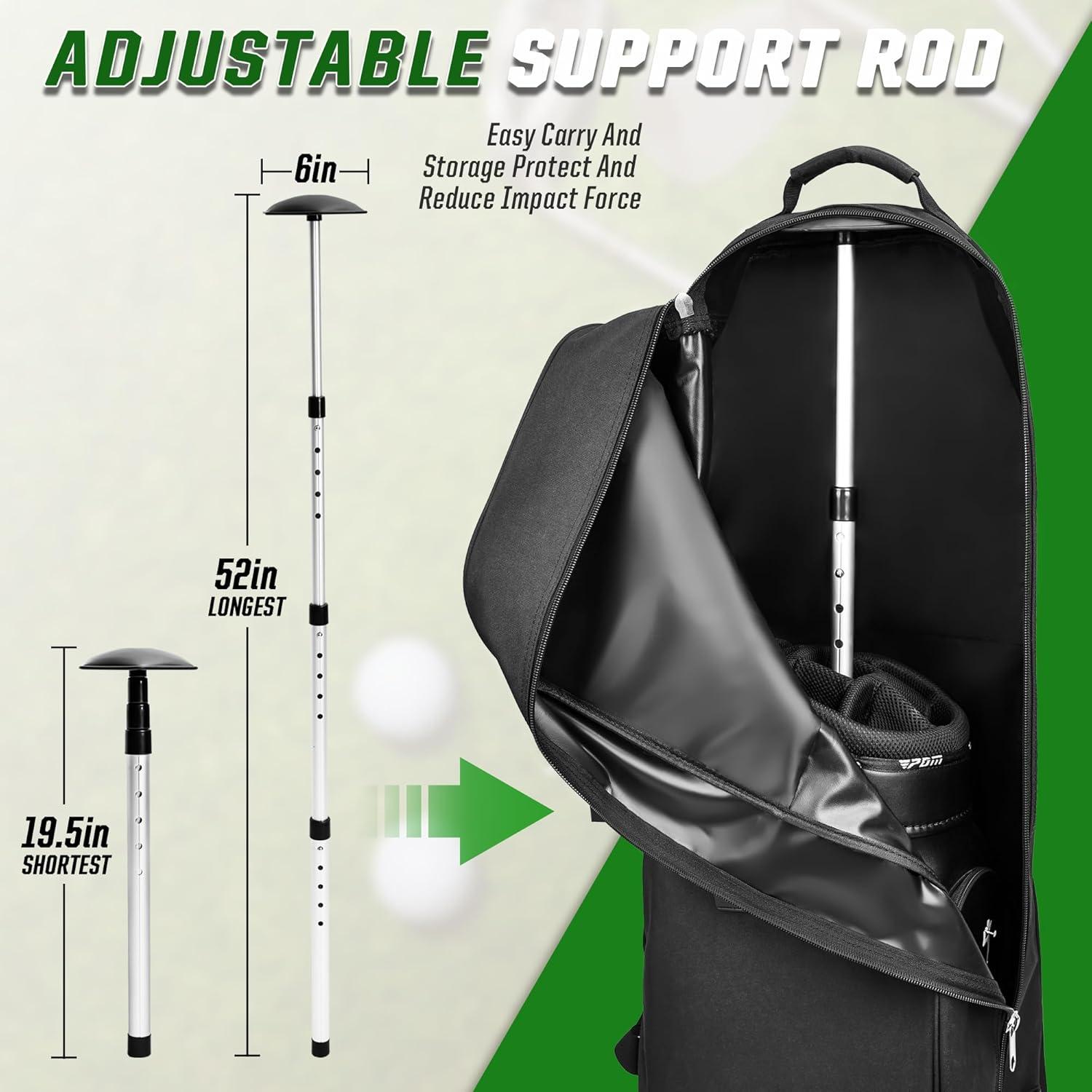 Bolsa de Viaje para Golf DAREKUKU con Soporte Ajustable